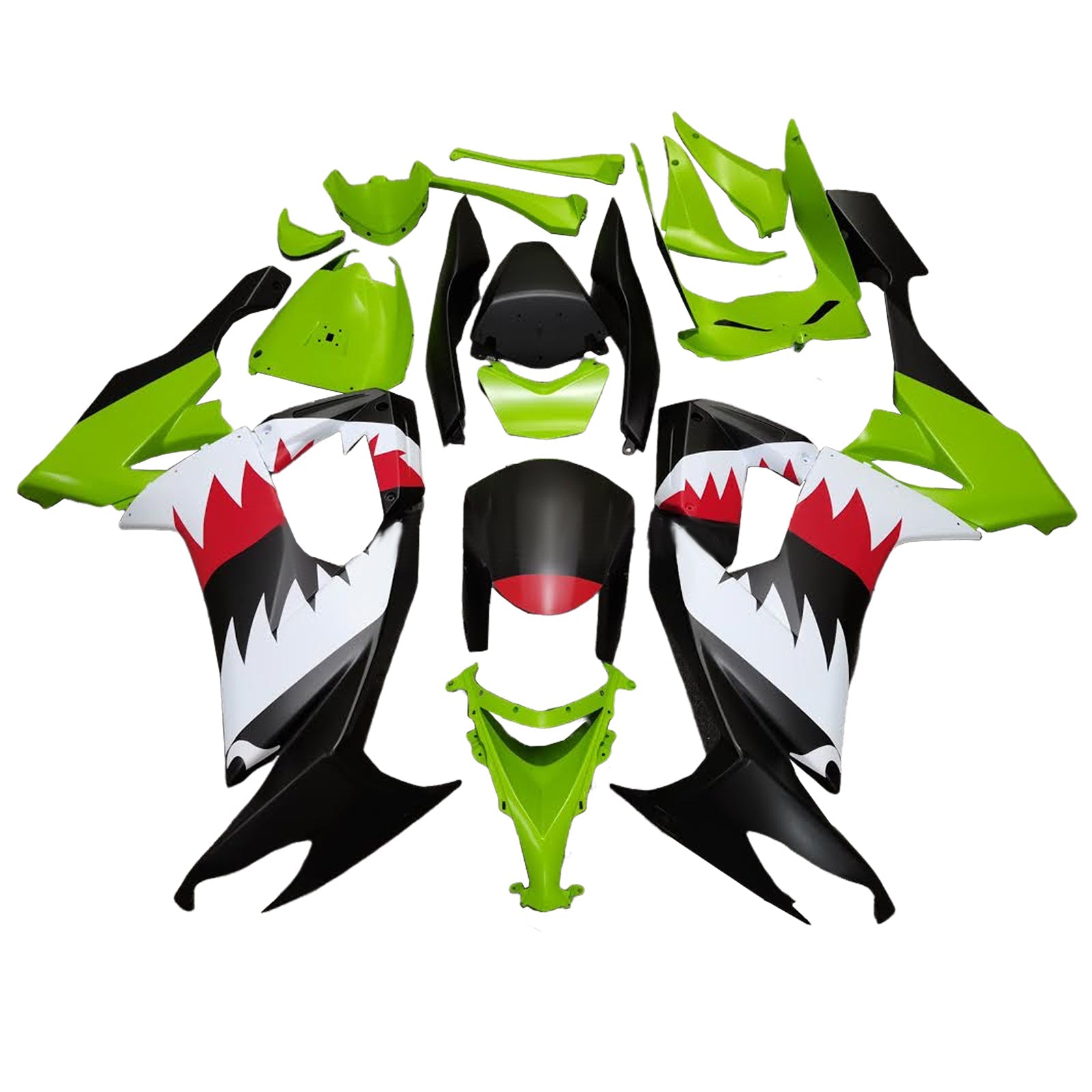 Injection Fairing Kit Bodywork Plastic ABS fit For Kawasaki ZX10R 2008-2010