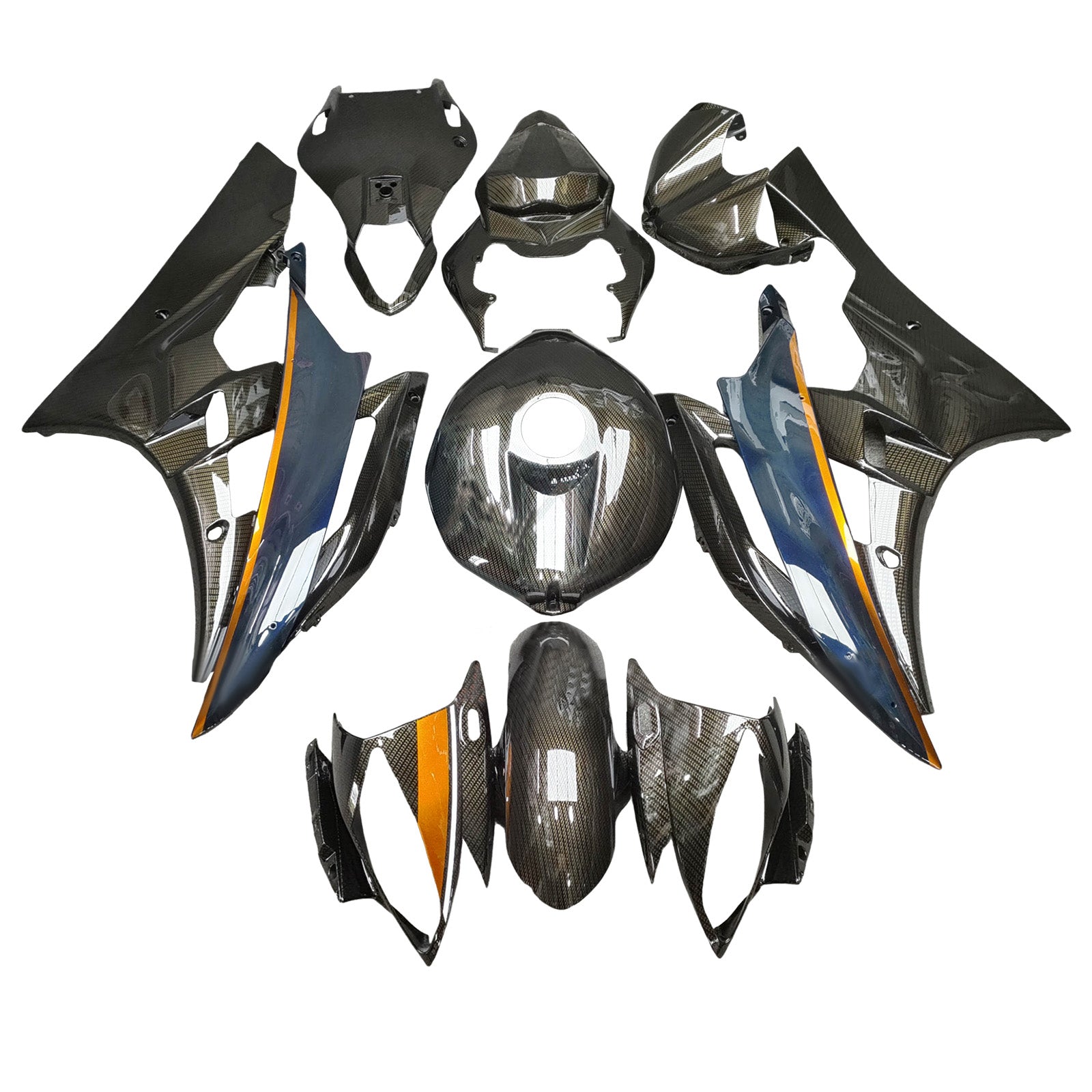 Injection Fairing Kit Bodywork Plastic ABS For Yamaha YZFR6 YZF-R6 2006-2007