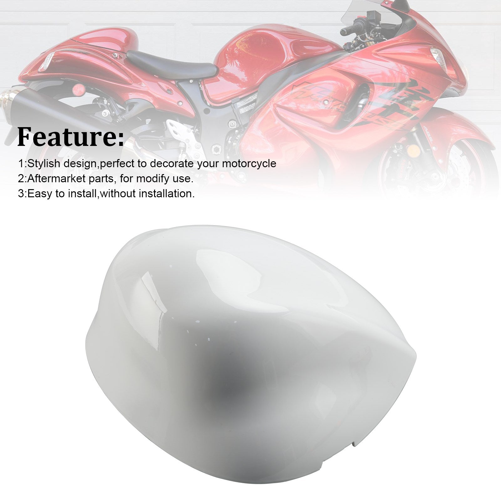 Rear Seat Fairing Cover For Suzuki GSX1300R GSX-R1300 Hayabusa 2008-2020