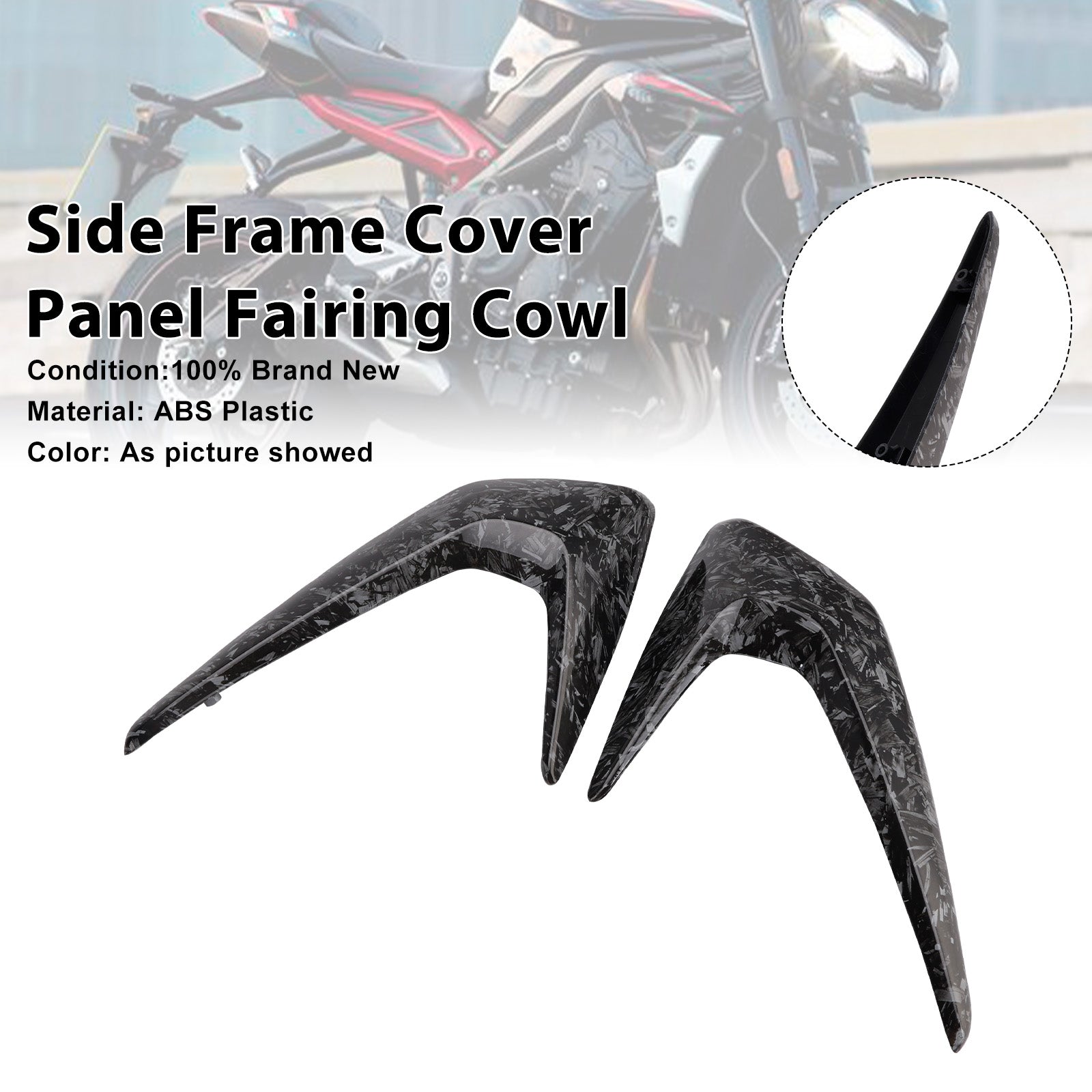 2020-2022 Street Triple 765 R/RS Side Frame Cover Panel Fairing
