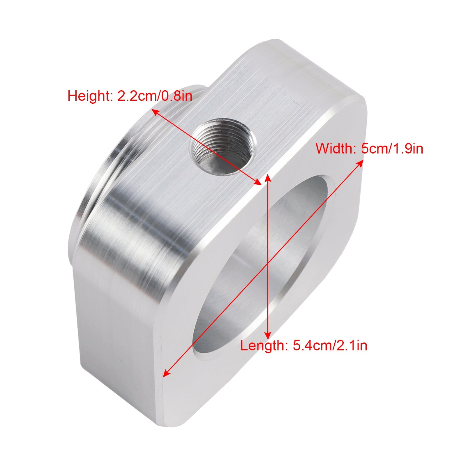 Isostrut Trunnion Adaptor - Threaded coupler for fox 398-00-842 Dyno iso strut
