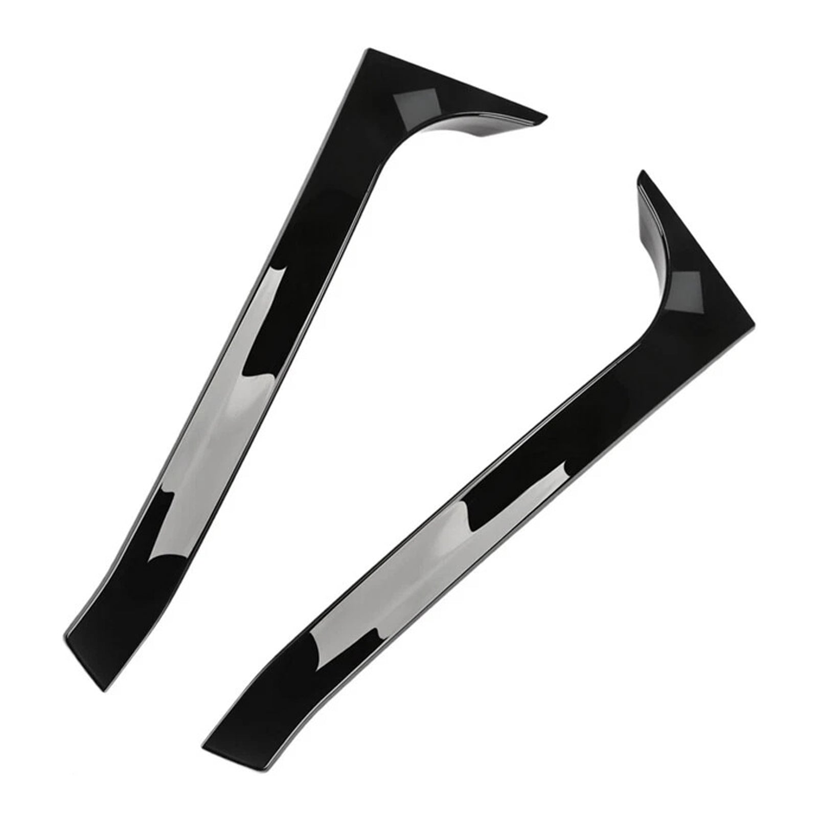 2008-2013 VW Golf MK6 GTI Gloss Black Pair Rear Window Side Wing Spoiler
