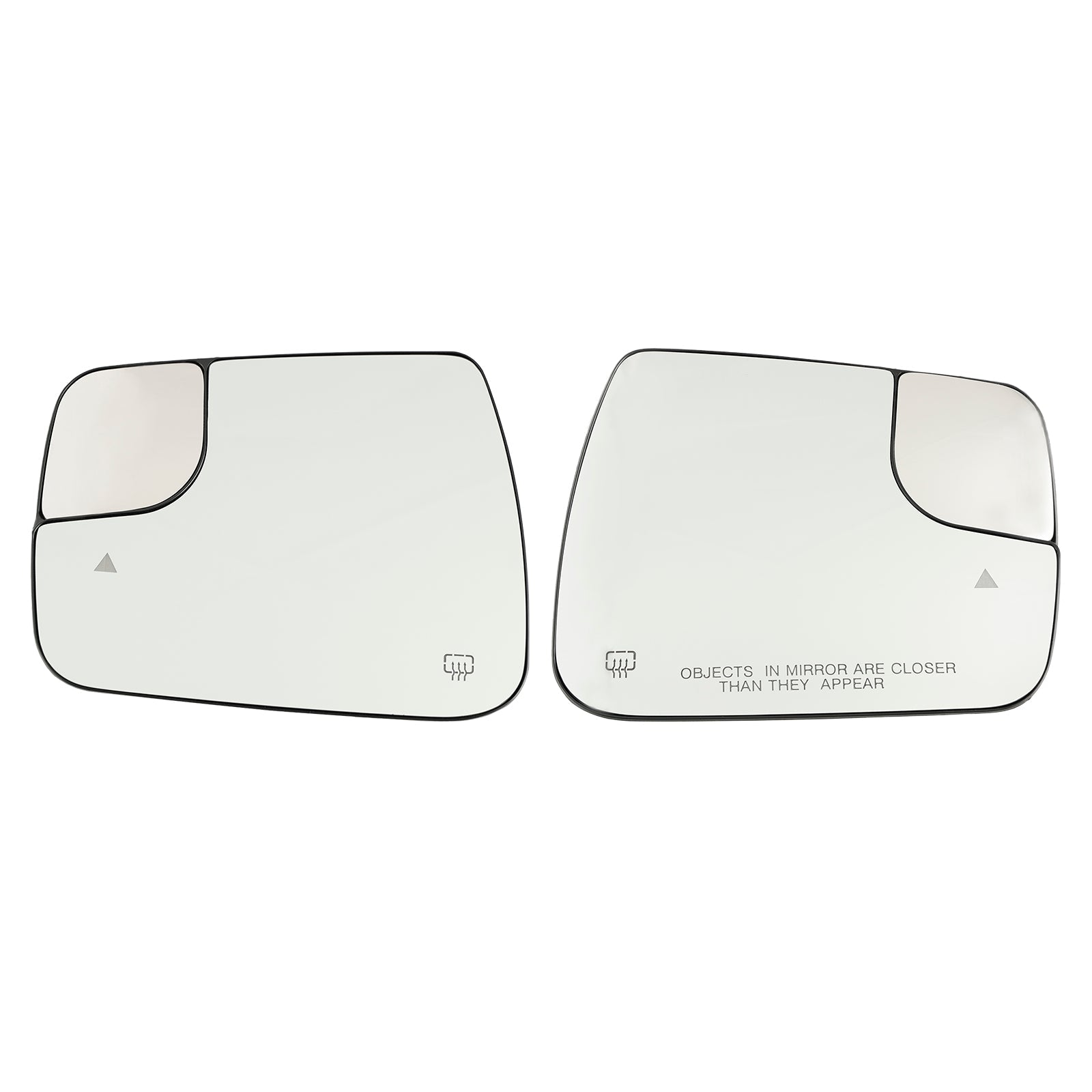 Dodge Ram 1500 2500 2019-2022 2 x Blind Spot + Heat Exterior Mirror Glass