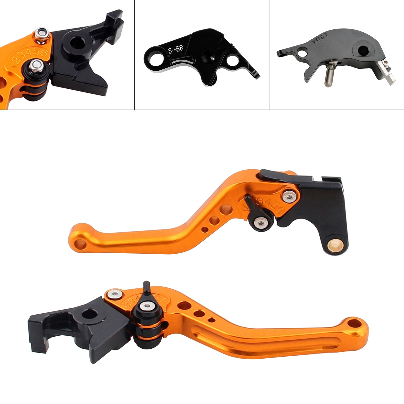 NEW Short Clutch Brake Lever fit for YAMAHA YZF R7 MT-10/SP FZ-10/SP 2022-23