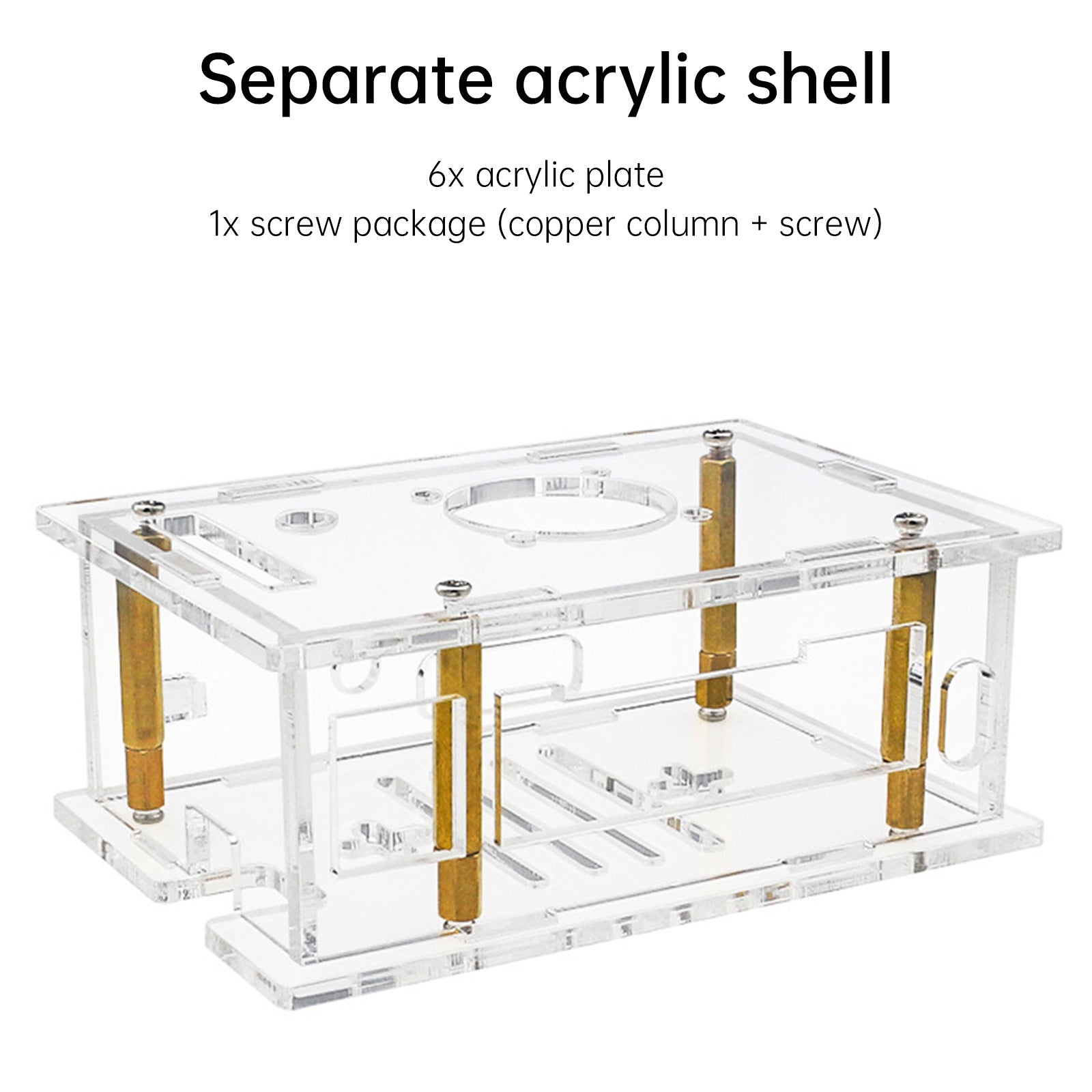 Orange Pi RV2 Dedicated Shell Development Board Acrylic Shell Transparent Box