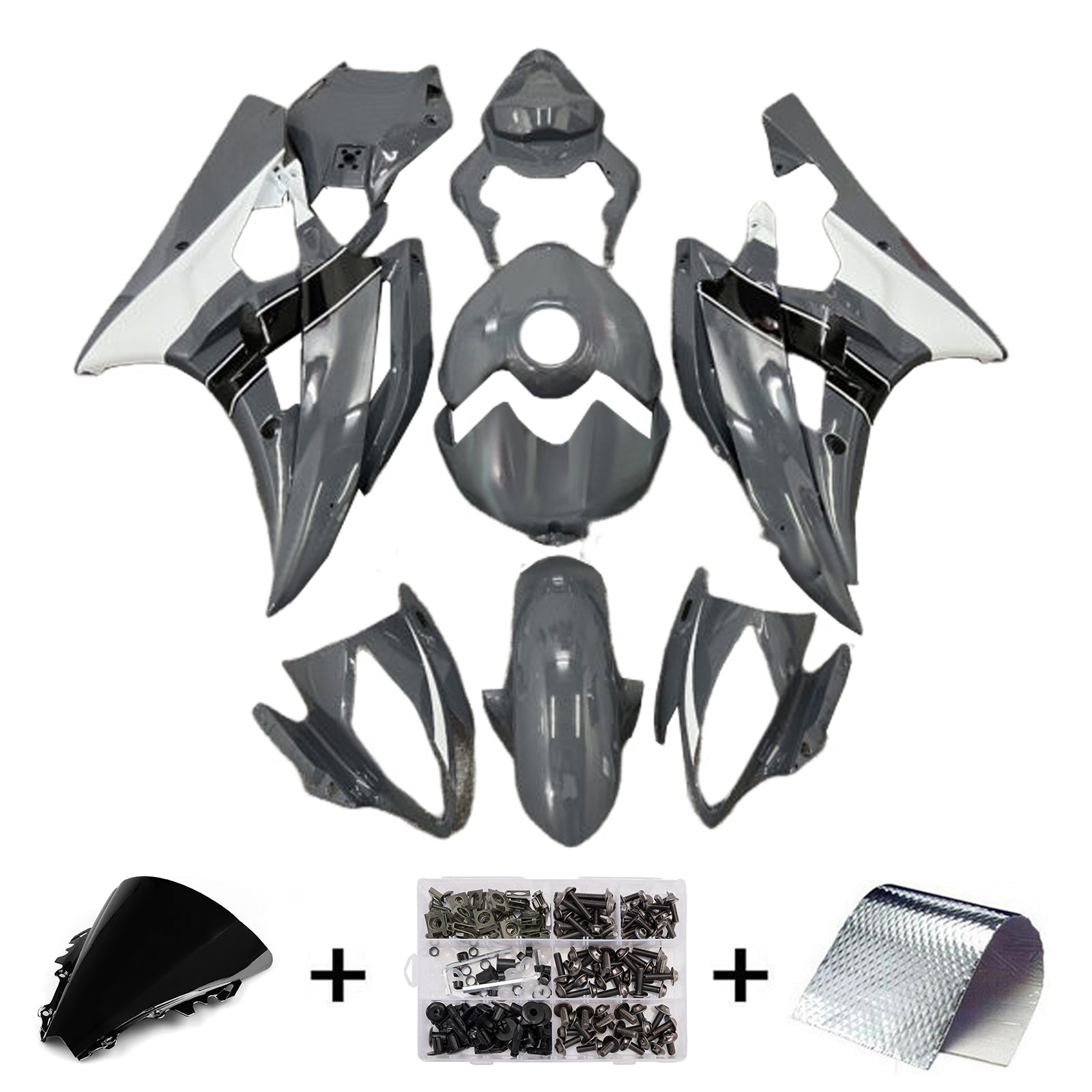 Injection Fairing Kit Bodywork Plastic ABS For Yamaha YZFR6 YZF-R6 2006-2007