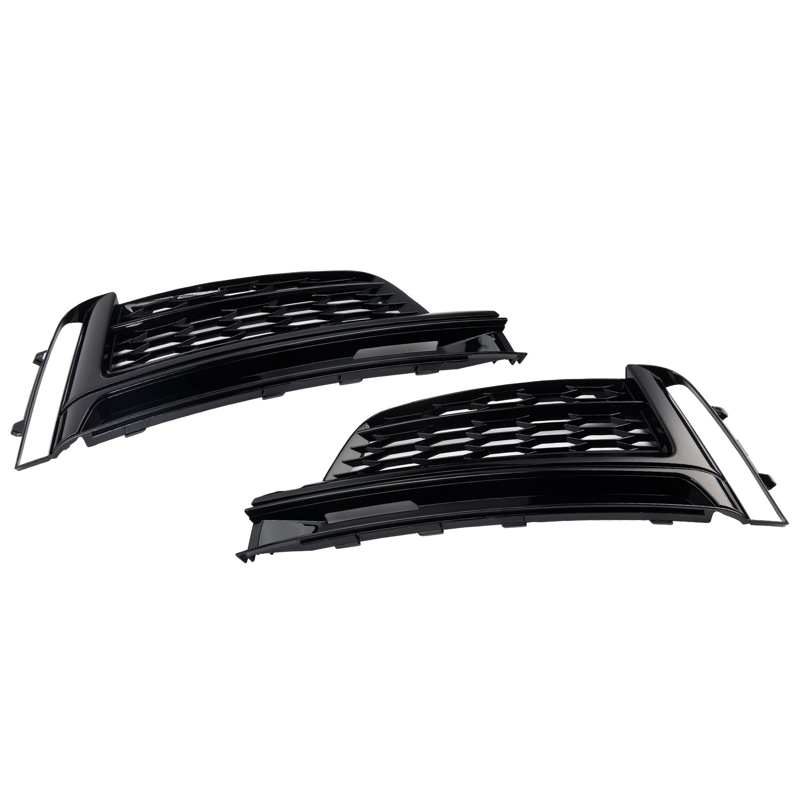 2018-2019 Audi A5 S-Line S5 2PCS Front Bumper Fog Light Grille Cover