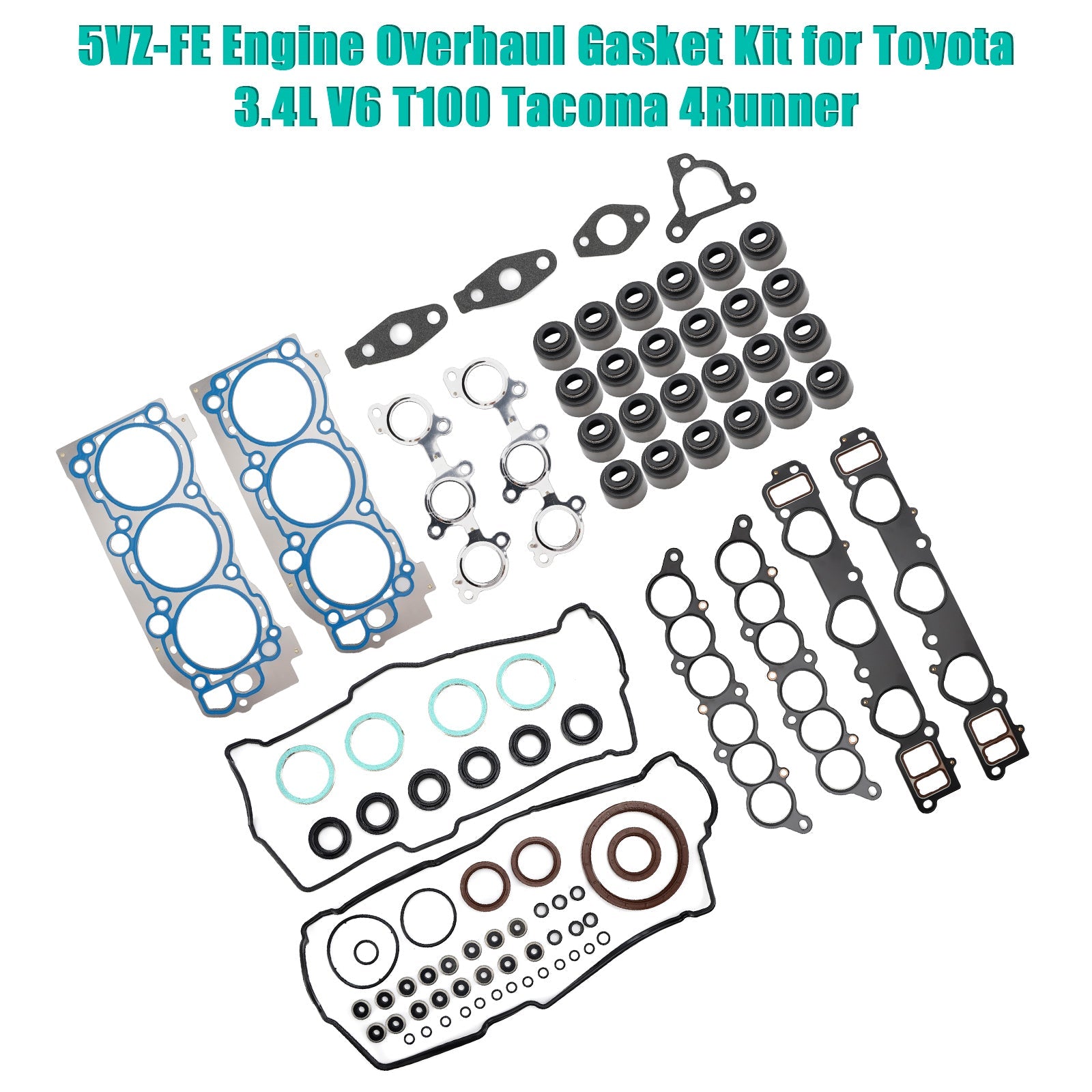 1996-2002 Toyota 4Runner 5VZ-FE Engine Overhaul Gasket Kit 04111-62130