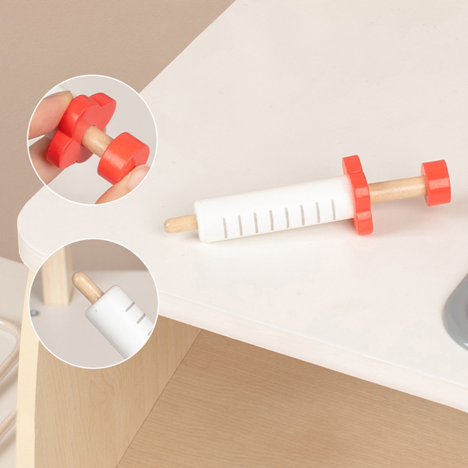 Kid Pretend Medical Clinic Stand Simulation Toy Set With 22 Accessories Ages 3+