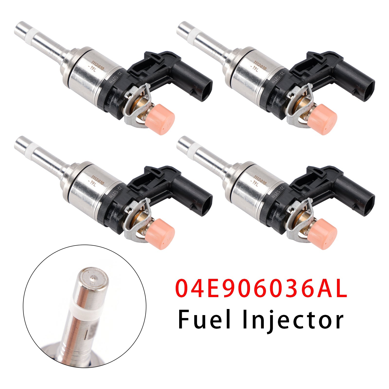 4Pcs Fuel Injector For Audi VW SKODA Rapid Octavia Fabia 1.0 TSI 04E906036AL
