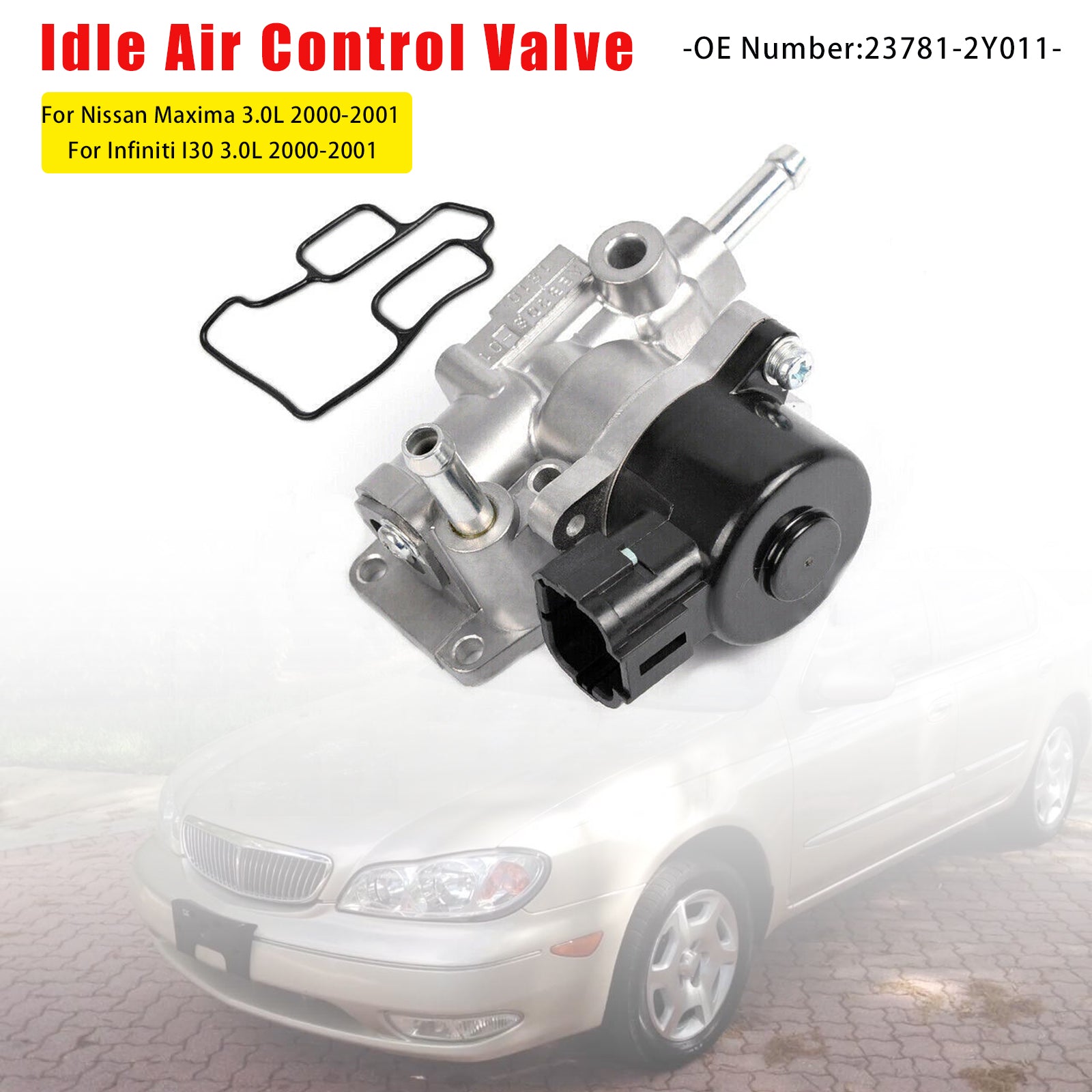 2000-2001 Nissan Maxima Infiniti I30 3.0L Idle Air Control Valve 23781-2Y011