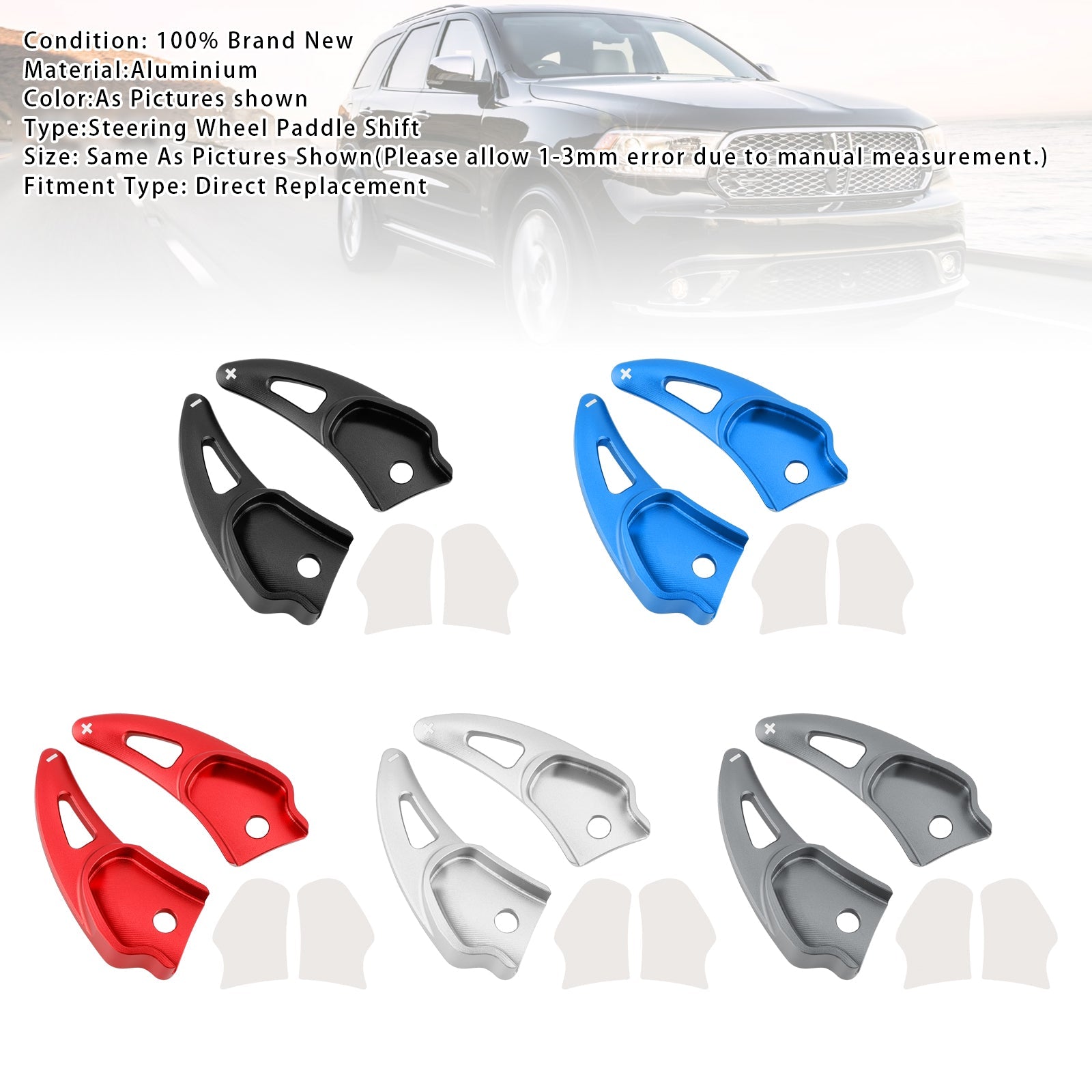 Paddle Shifter Extension For Challenger Charger Durango SRT Aluminium