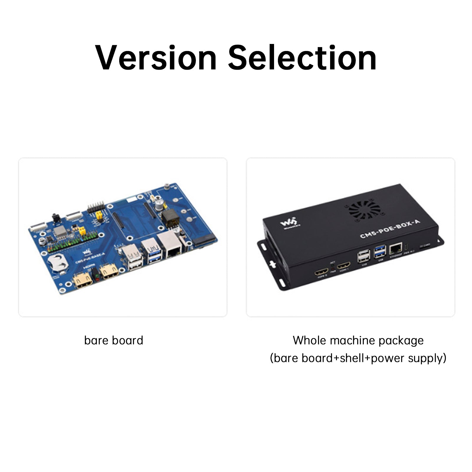 Raspberry Pi CM5 PoE 확장 보드 컴퓨팅 모듈 베이스보드 지원 M.2 NVMe