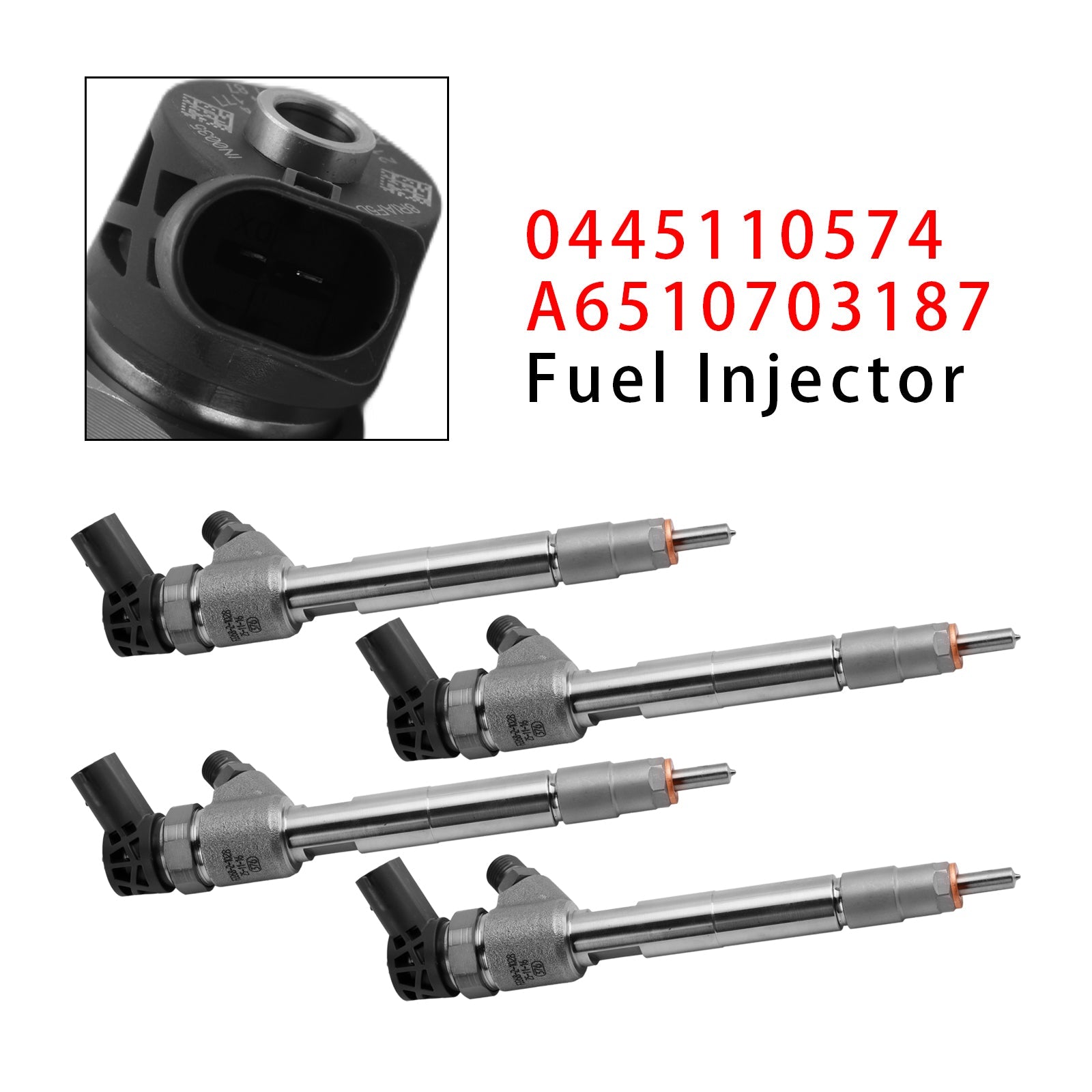 03.2015- For Marco Polo Camper (W447) 250 CDI 4-matic 140 kW 190 PS 2143 cc 4PCS Fuel Injector 6510702987