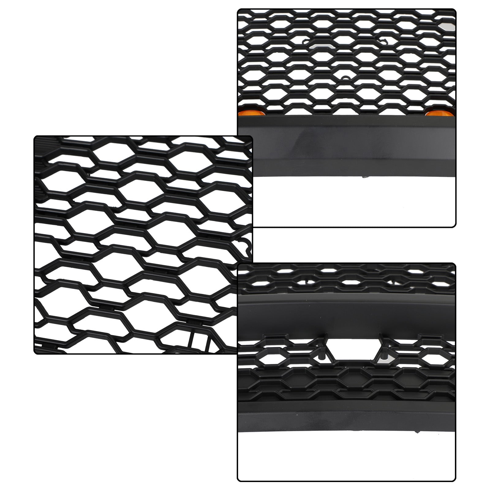 TRX Style LED Honeycomb Front Upper Hood Grille Fit Dodge Ram 1500 2019-2022