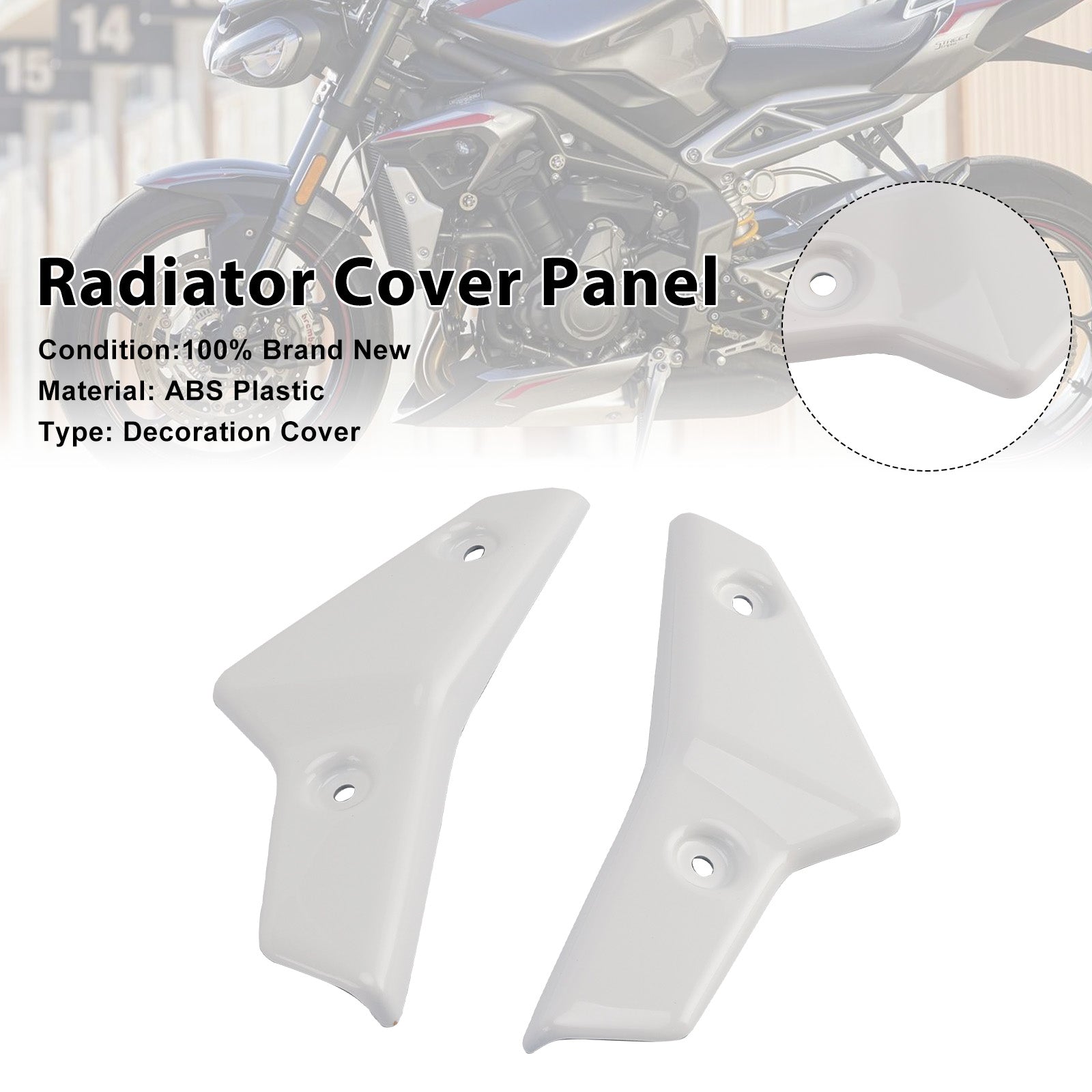 2020-2022 Street Triple 765 R/RS Radiator Side Cover Fairing Panels