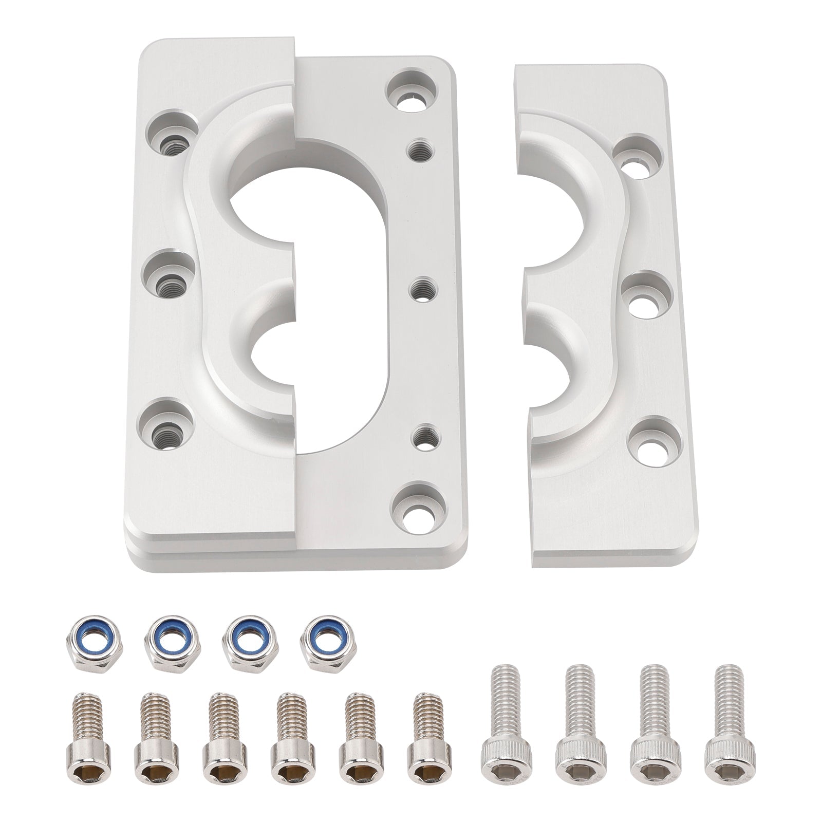 Holley Terminator x Max Aluminum Fire Wall Pass Through Raw Bracket