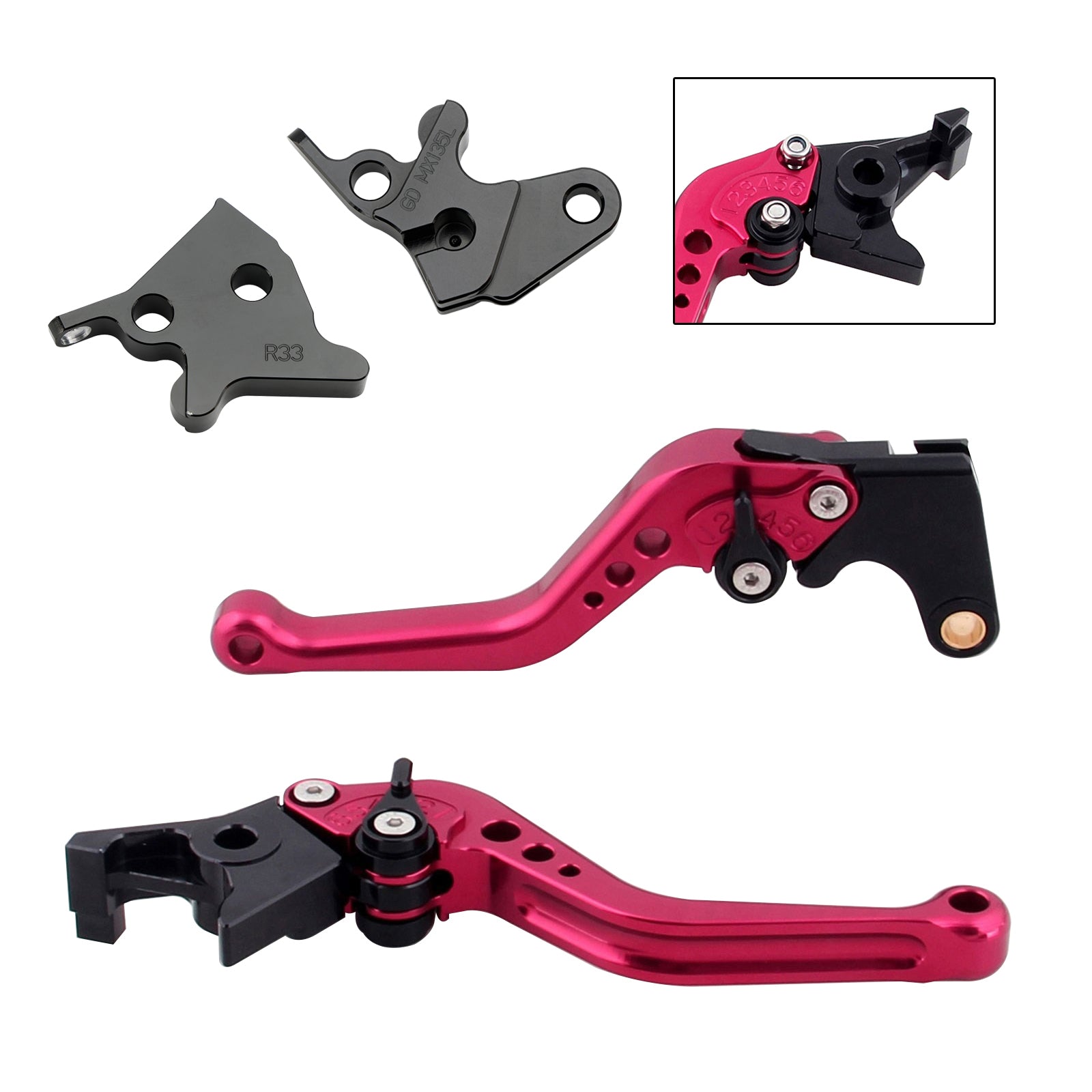 2005-2014 YAMAHA YBR125 NEW Short Clutch Brake Lever