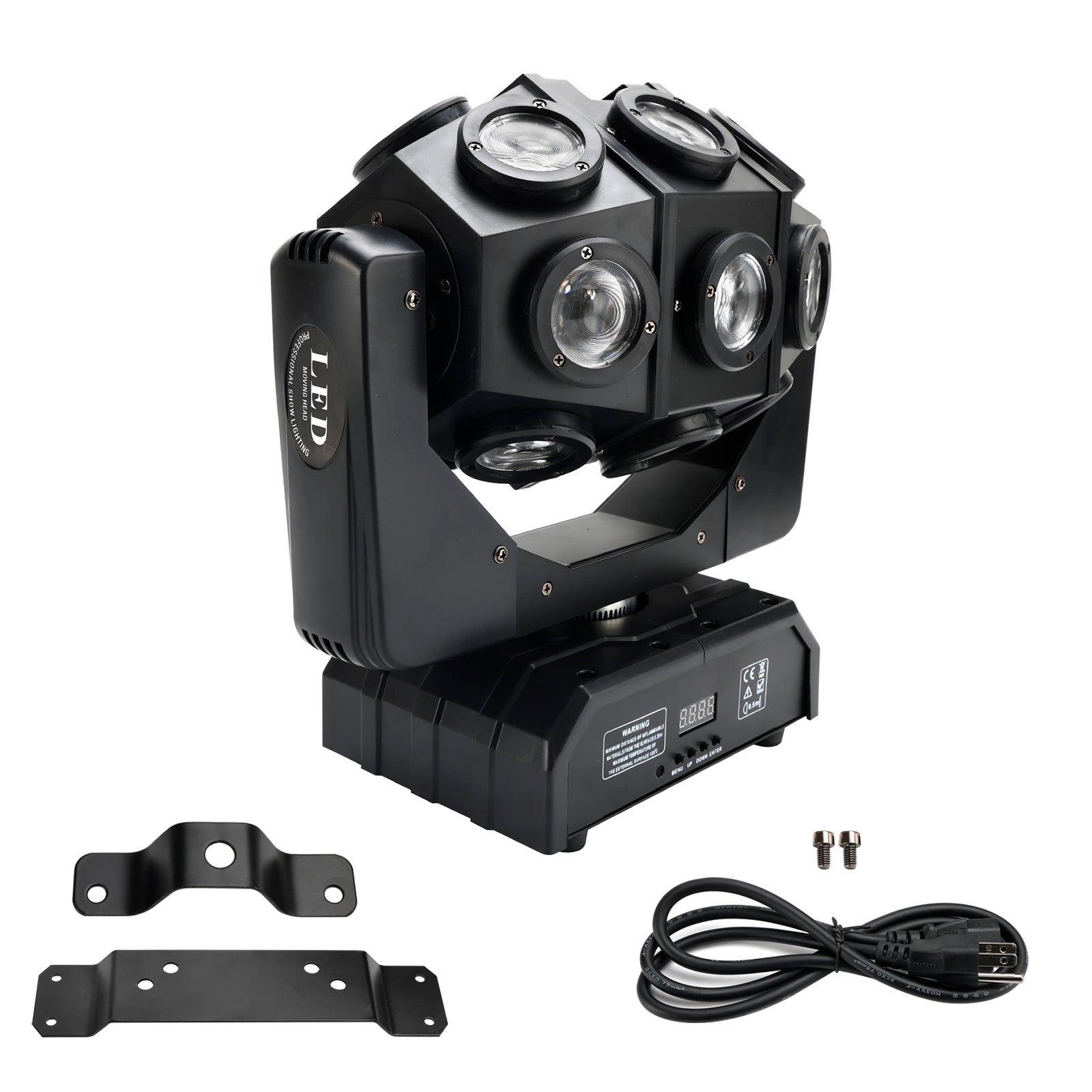180W Moving Head 18 LED Rotating Beam DMX Stage Light RGBW DJ Disco Party Effect