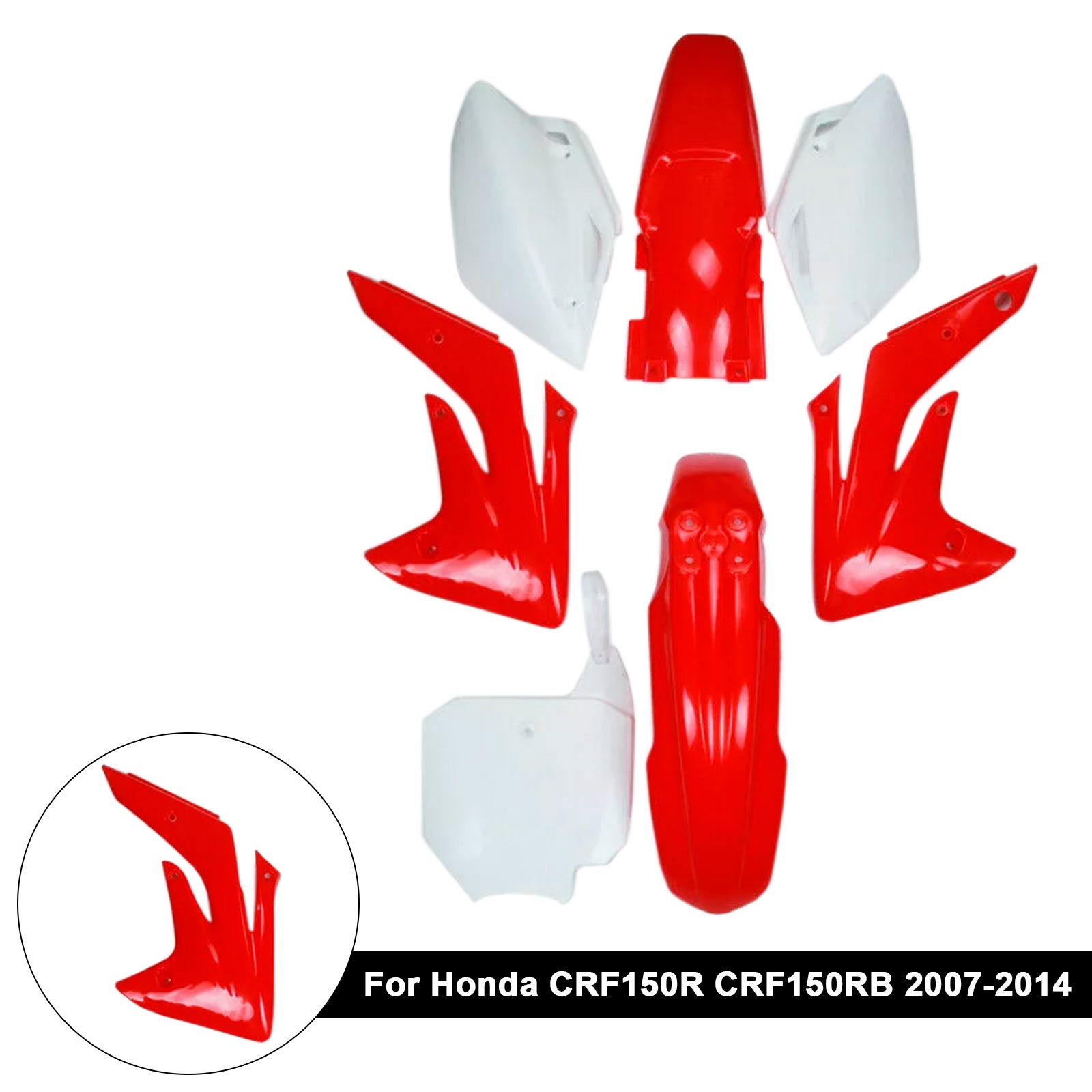 2007-2014 Honda CRF150R/RB Body Plastic Kit Fender Fairing