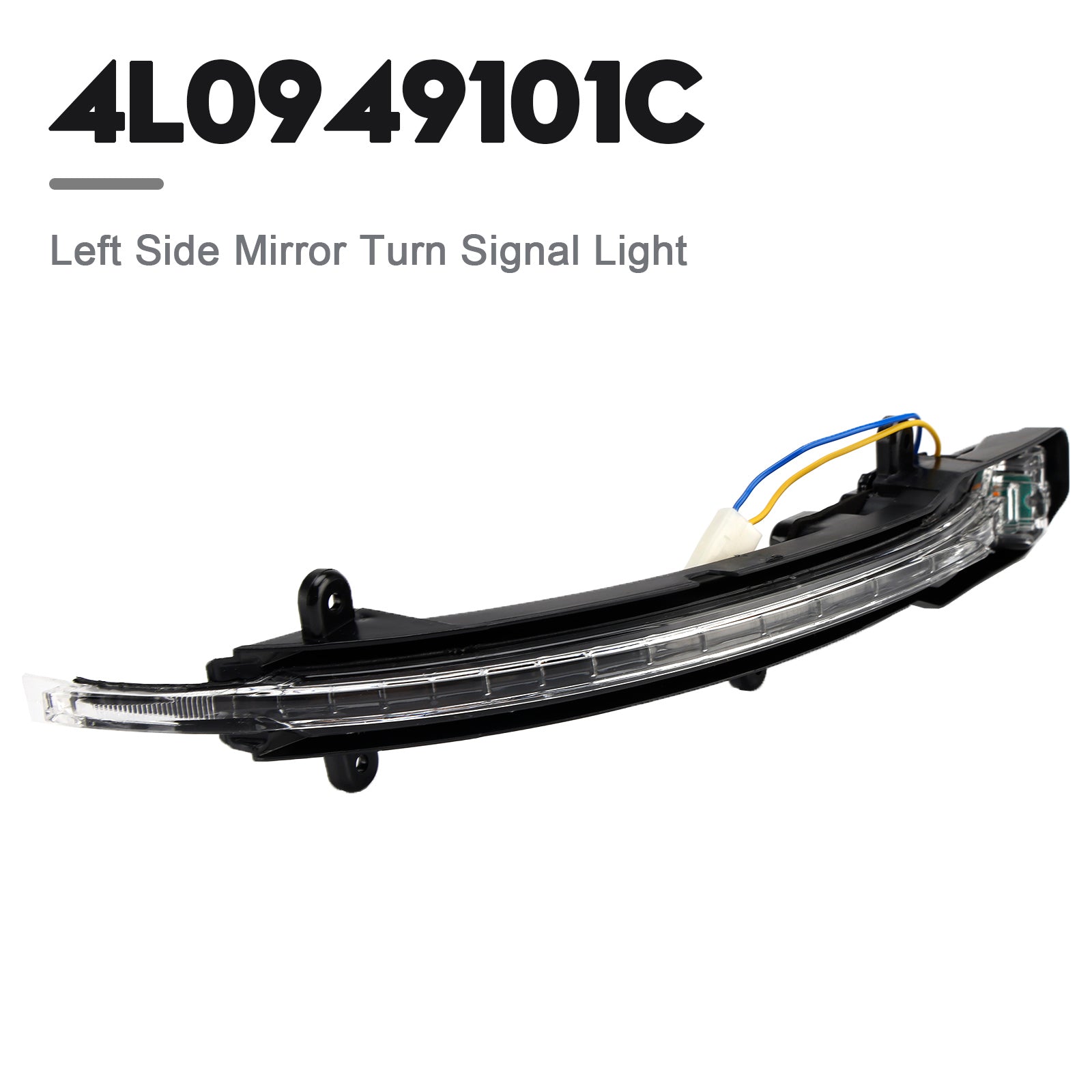 Left Side Mirror Turn Signal Light for Audi Q5 MK1 Q7 MK1 4L0949101C