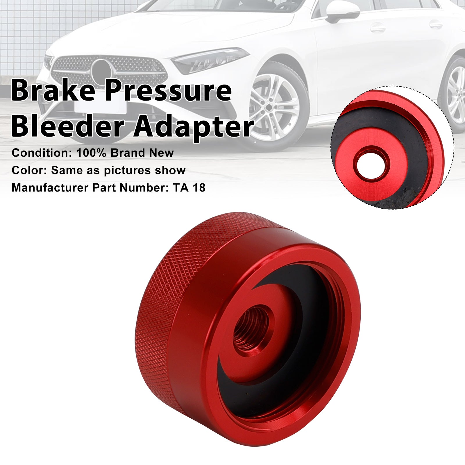 Specialty Tool Brake Pressure Bleeder Adapter TA18 Fit Mercedes Benz