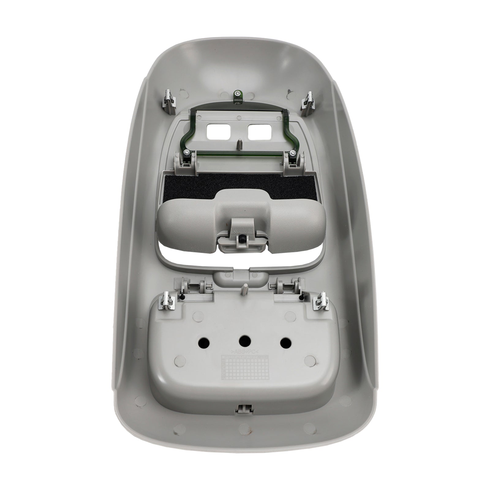 2002-2004 Ford F250 F-350 F-450 F-550 Super Duty Overhead Console Assembly w/o Sunroof Gray