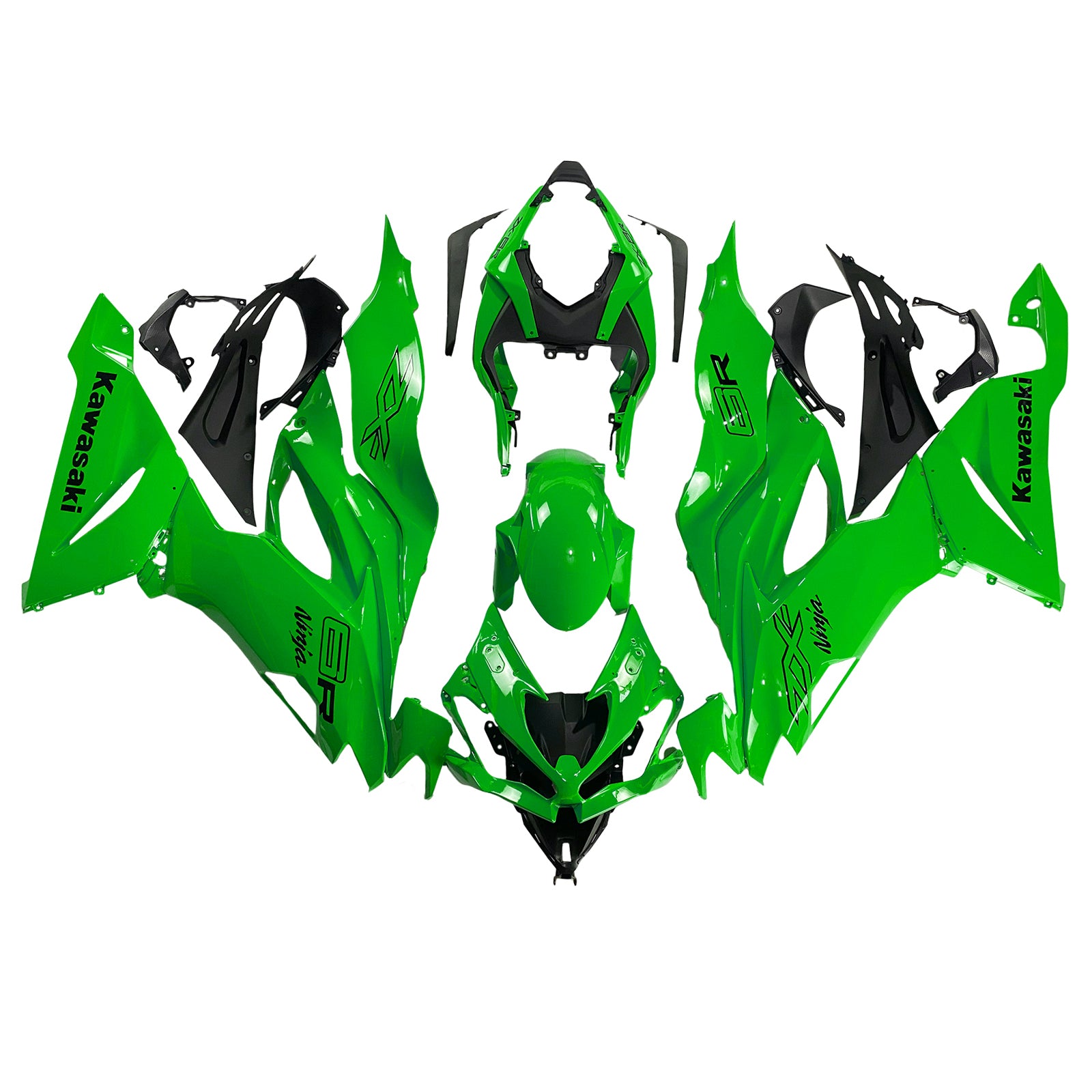 Kawasaki ZX6R 2019-2023 Fairing Kit Bodywork Plastic ABS