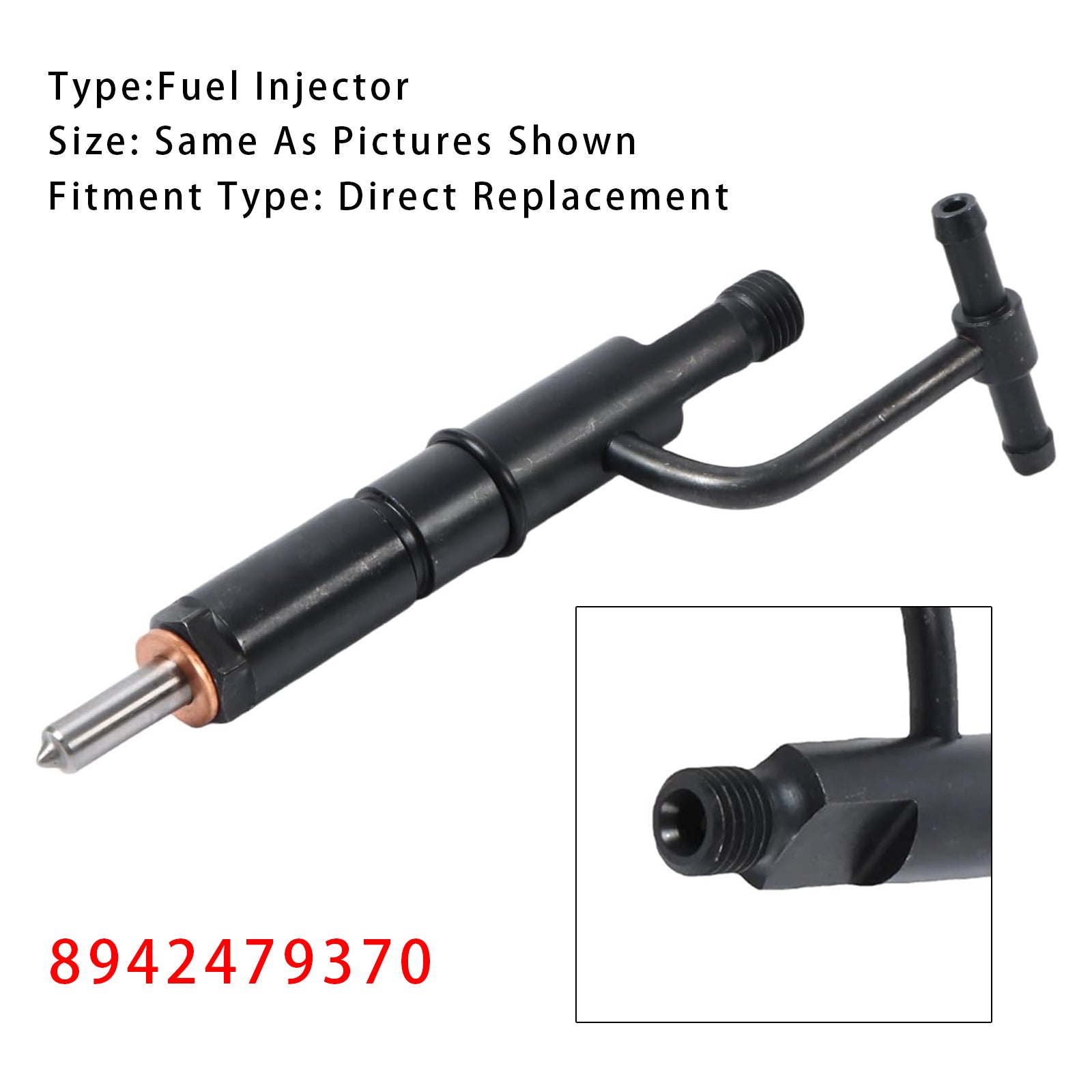 1Pcs Fuel Injector For Isuzu 4JB1 4JB1T NKR NHR Engine 8942479370