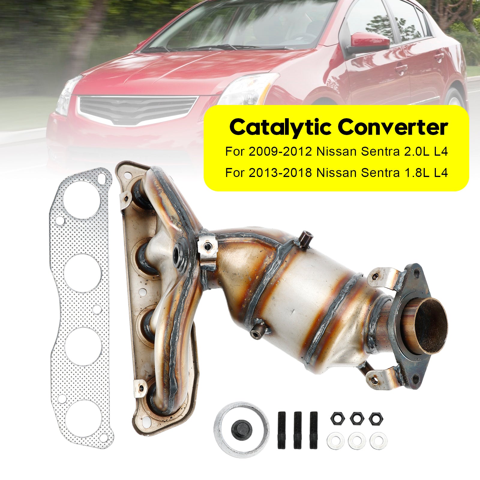 Front Catalytic Converter For Nissan Sentra 2.0L 09-12 1.8L 2013-2018