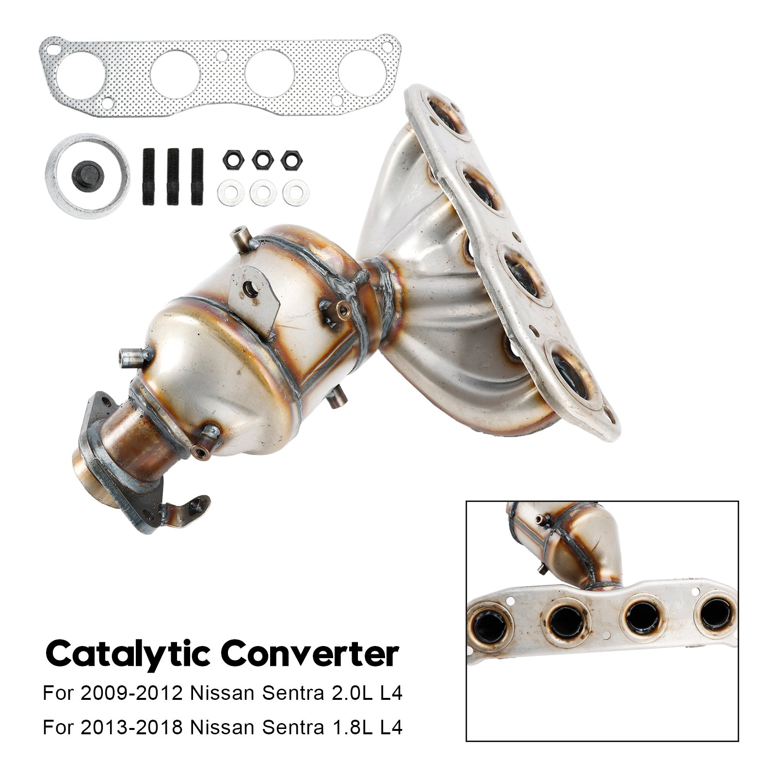 Front Catalytic Converter For Nissan Sentra 2.0L 09-12 1.8L 2013-2018