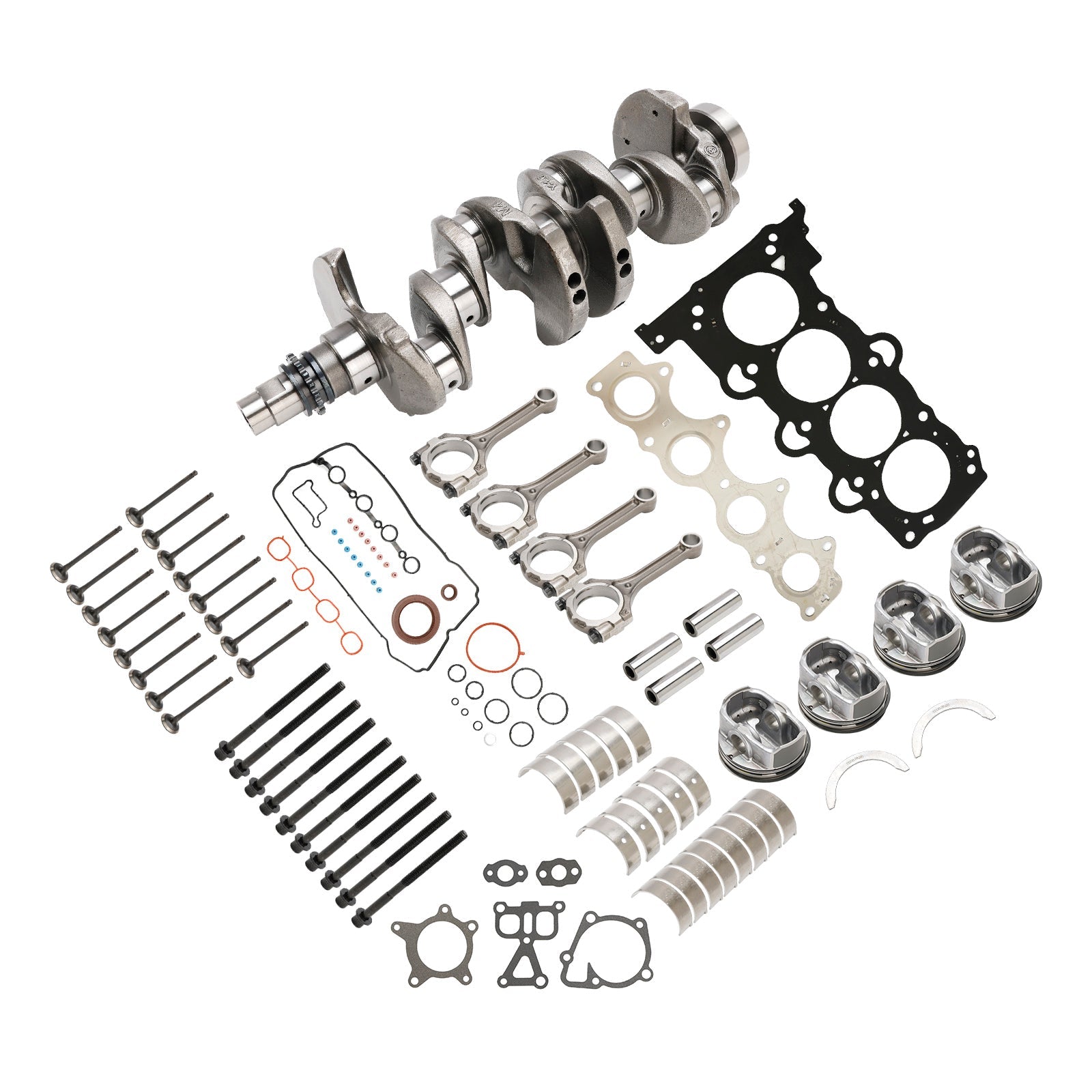 Hyundai Veloster (FS) (2011-2018) G4FD 1.6L Engine Rebuild Overhaul Kit w/Crankshaft & Connecting Rod for Hyundai 1.6L