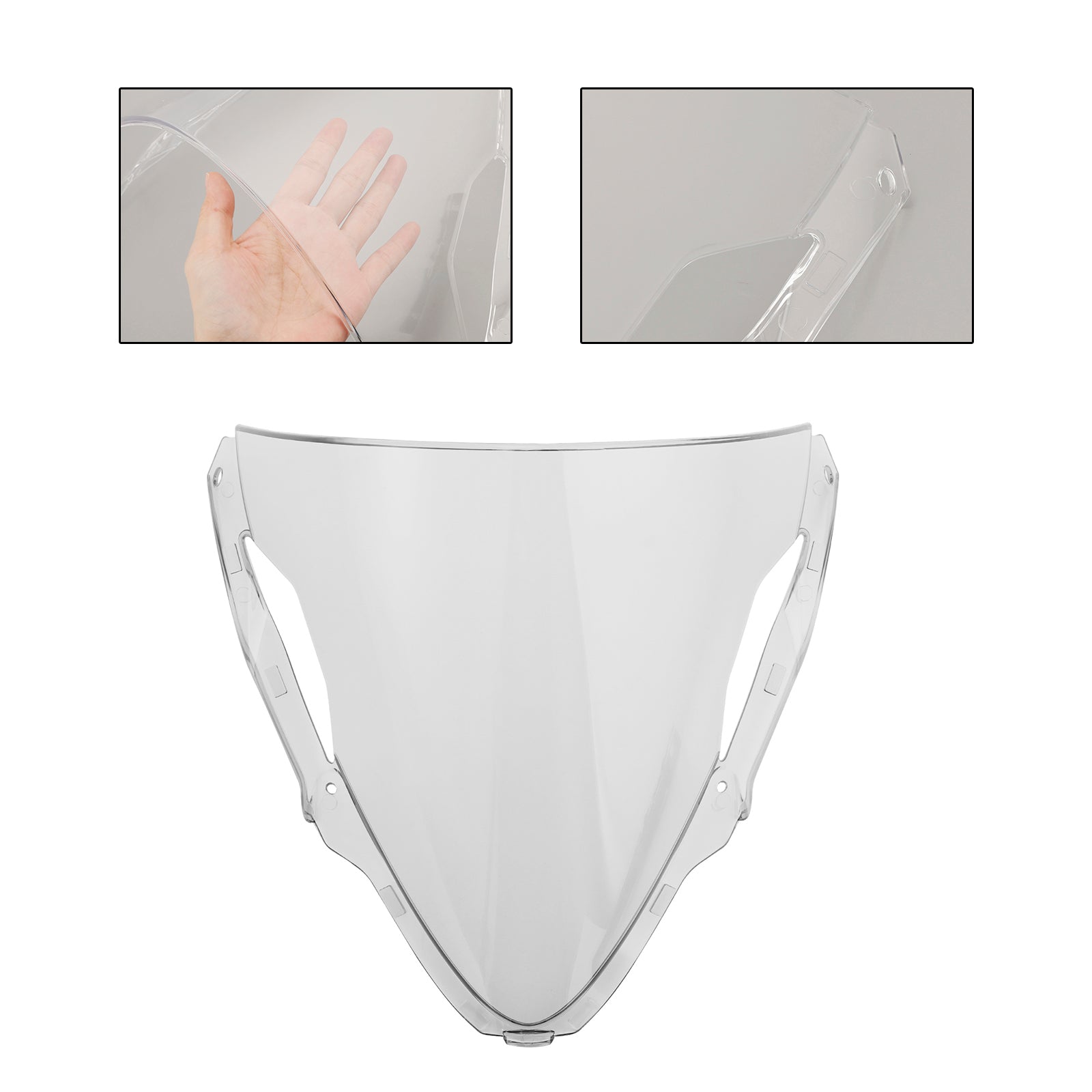 kawasaki ZX-6R 2024 용 앞 유리 윈드 스크린