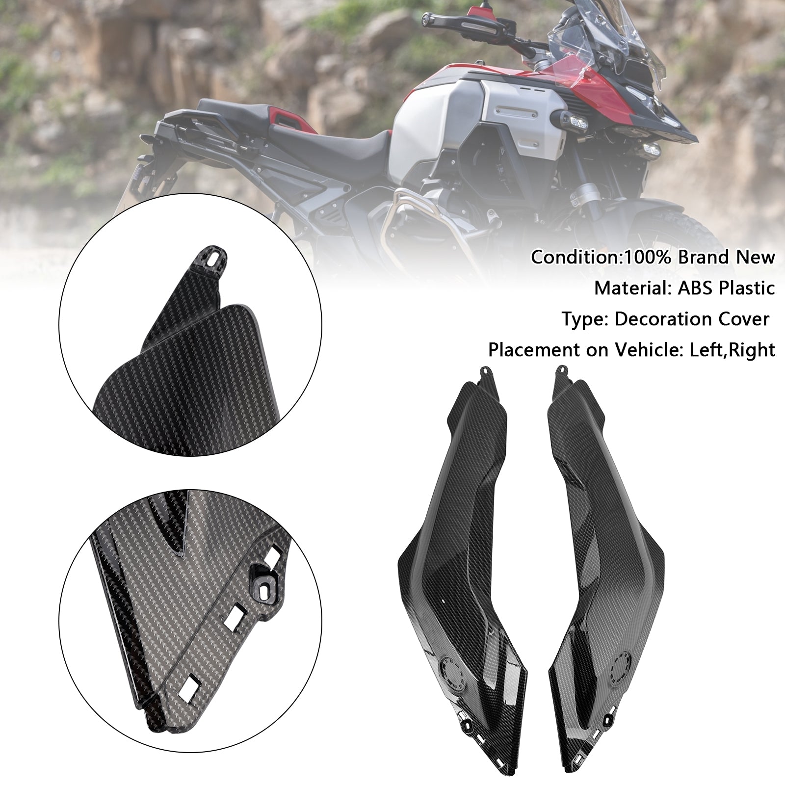 2024-2025 BMW R1300GS Side Gas Tank Frame Cover Panel Fairing Cowl