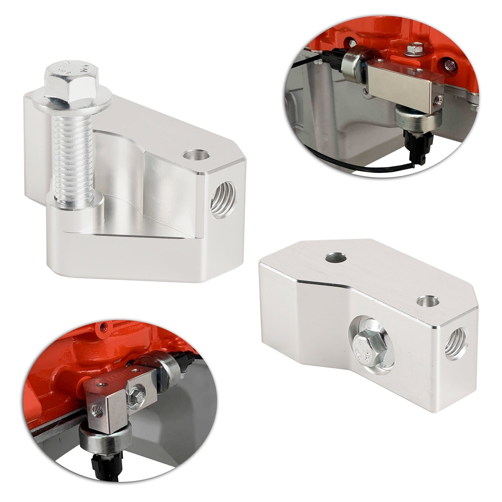 Knock Sensor Relocation Brackets for GM LS Gen 3 Engines LS1 LM7 LR4 LQ4 LS6 L59