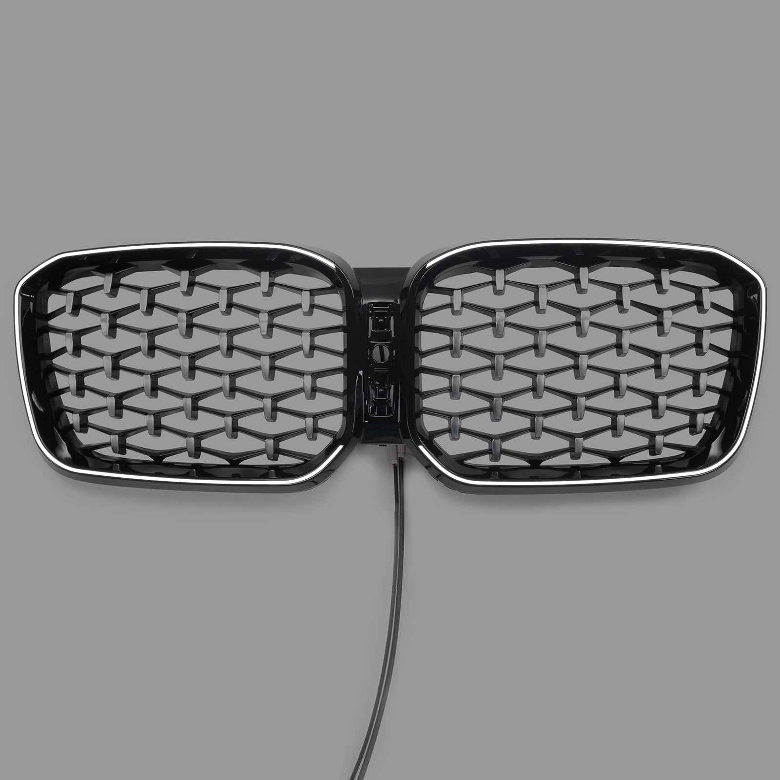 Diamond Front Bumper Kidney Grille Fit BMW X3 G01 X4 G02 2022-2025 Chorme