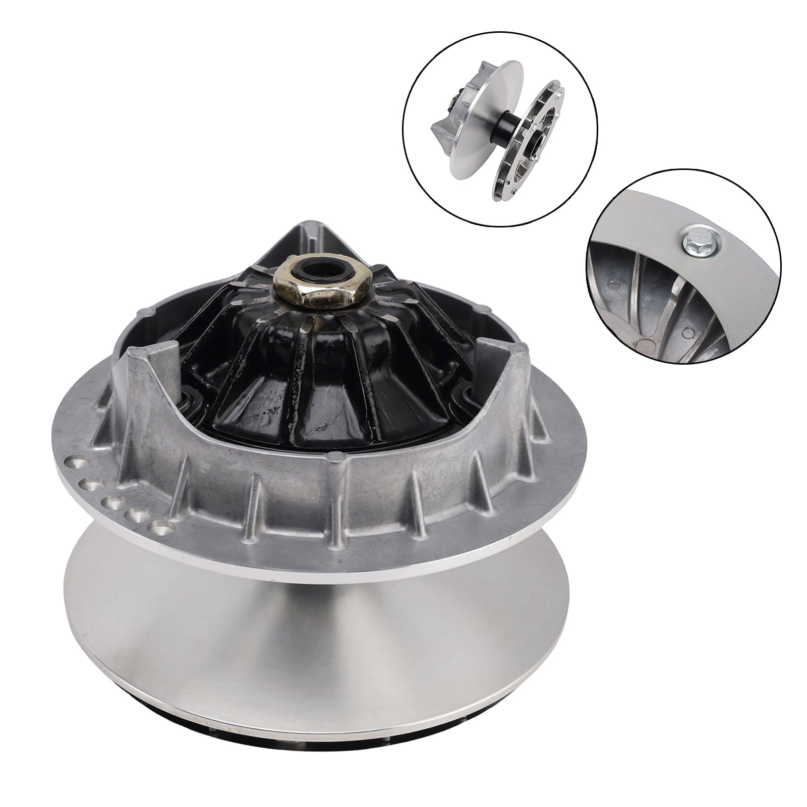 Rear Variator Secondary Driven Clutch Lu104071 For Segway At5 Atv Snarler At6 S