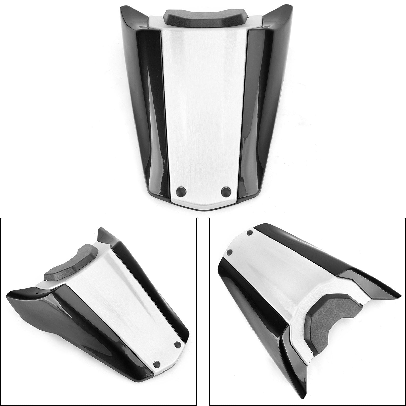Motorcycle Rear Seat Passenger Cover Cowl Fairing for Honda CB1000R 19-21 Black&Silve