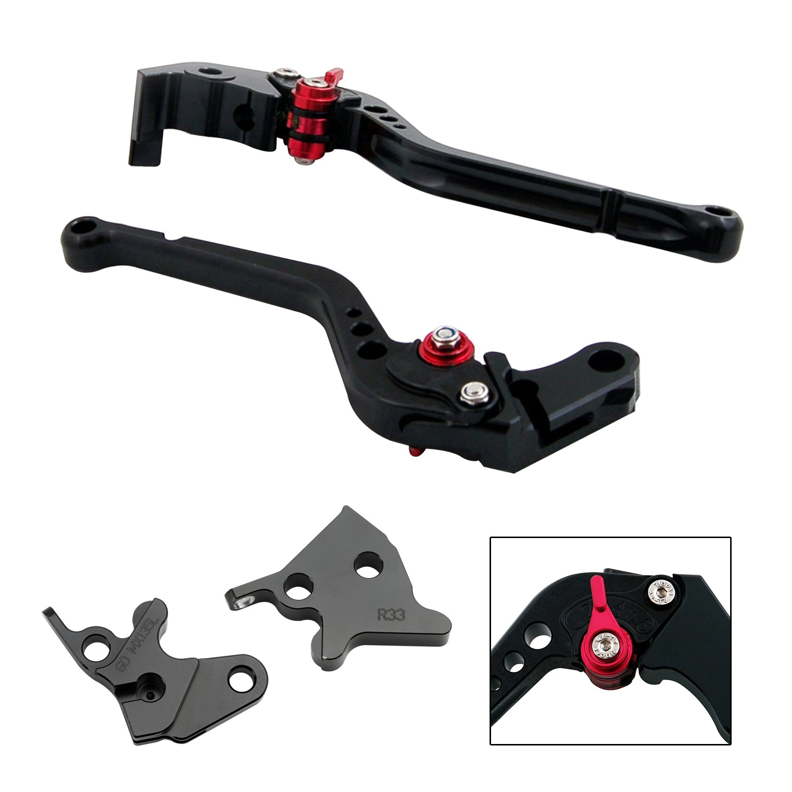 2005-2014 야마하 YBR125 롱 클러치 브레이크 레버