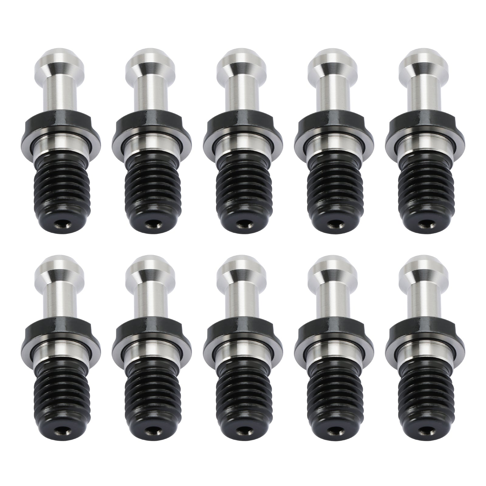 10Pcs CAT40 45~ Pull Stud Retention Knob Fits For Any Haas CAT40 CNC Silver