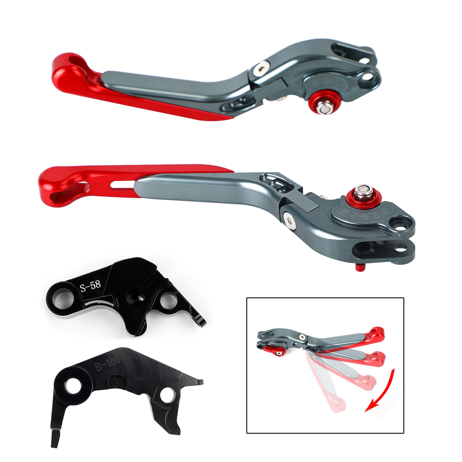 Adjustable Clutch Brake Lever fit for YAMAHA YZF R7 MT-10/SP FZ-10/SP 2022-23