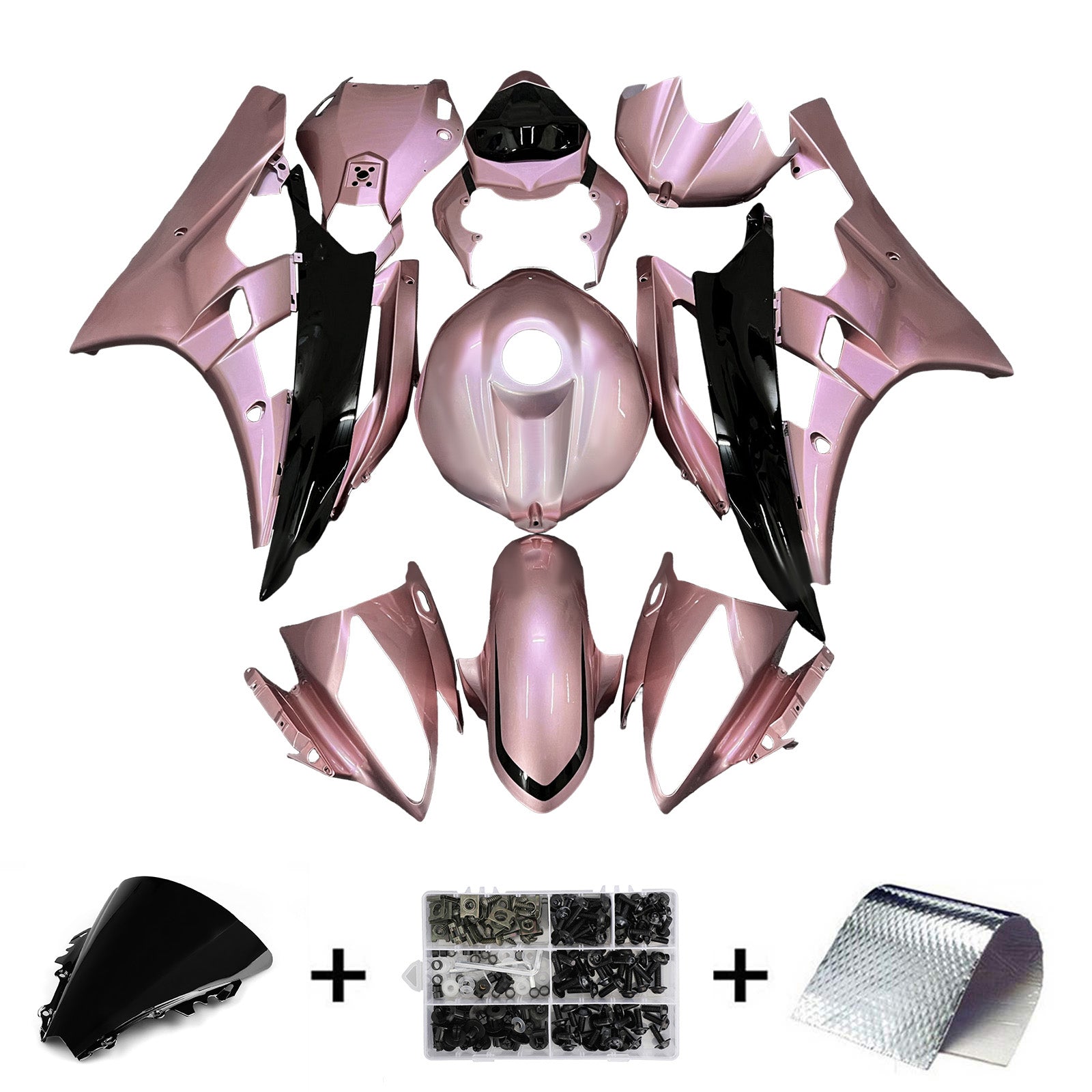 Injection Fairing Kit Bodywork Plastic ABS For Yamaha YZFR6 YZF-R6 2006-2007