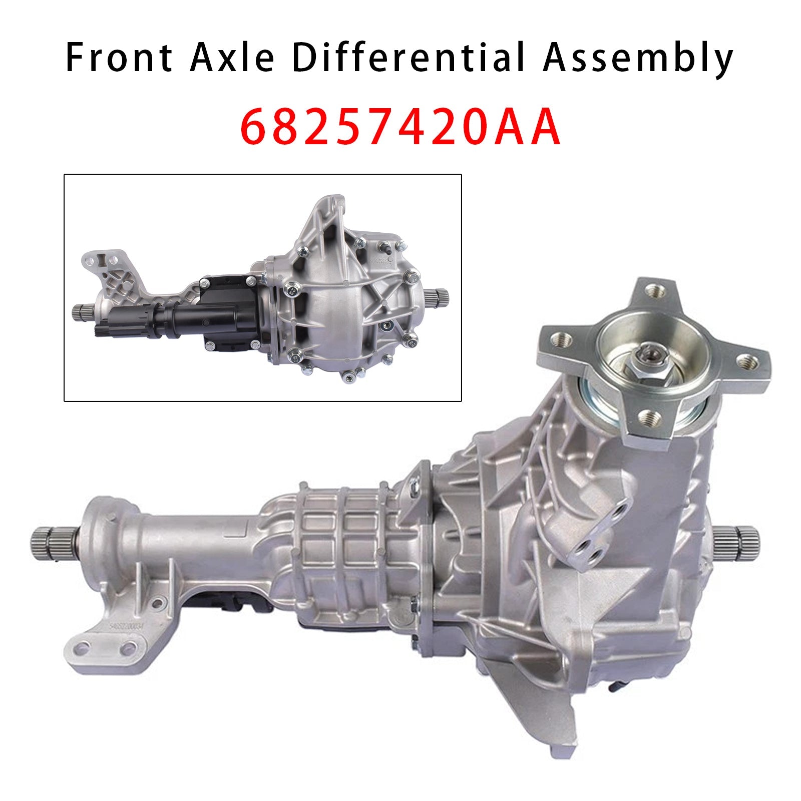 2014-2018 For Dodge Ram 1500 3.0L Turbo V6 Diesel 4X4 Front Axle Differential Assembly 3.21 Ratio 68257420AC