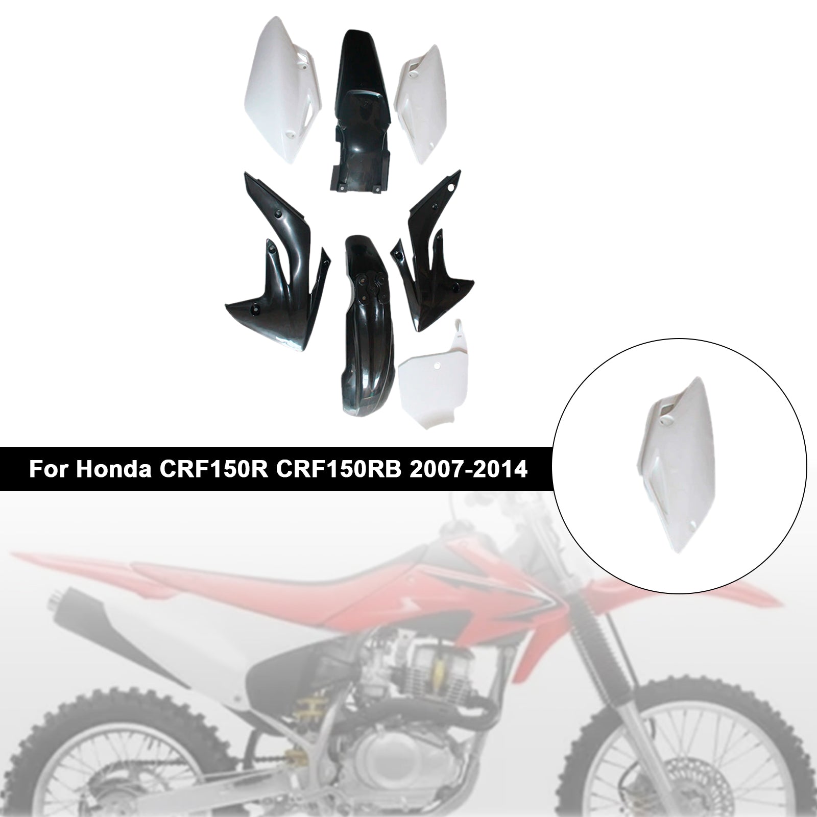 2007-2014 Honda CRF150R/RB Body Plastic Kit Fender Fairing