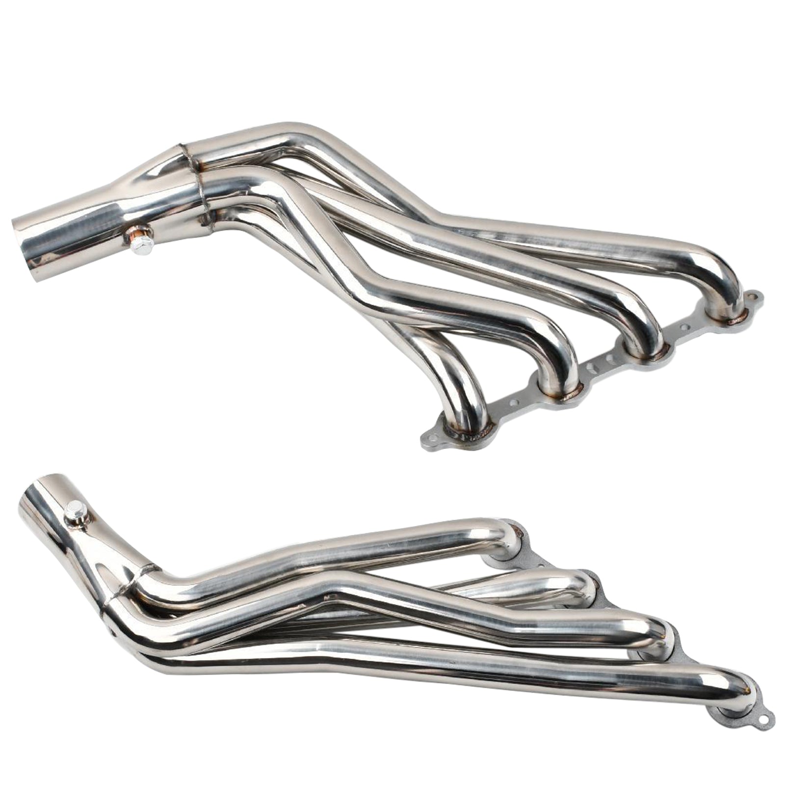 Exhaust Manifold Header Fit Chevy 1999-2006 1-3/4" GMC Sierra 4.8 5.3 6.0 V8