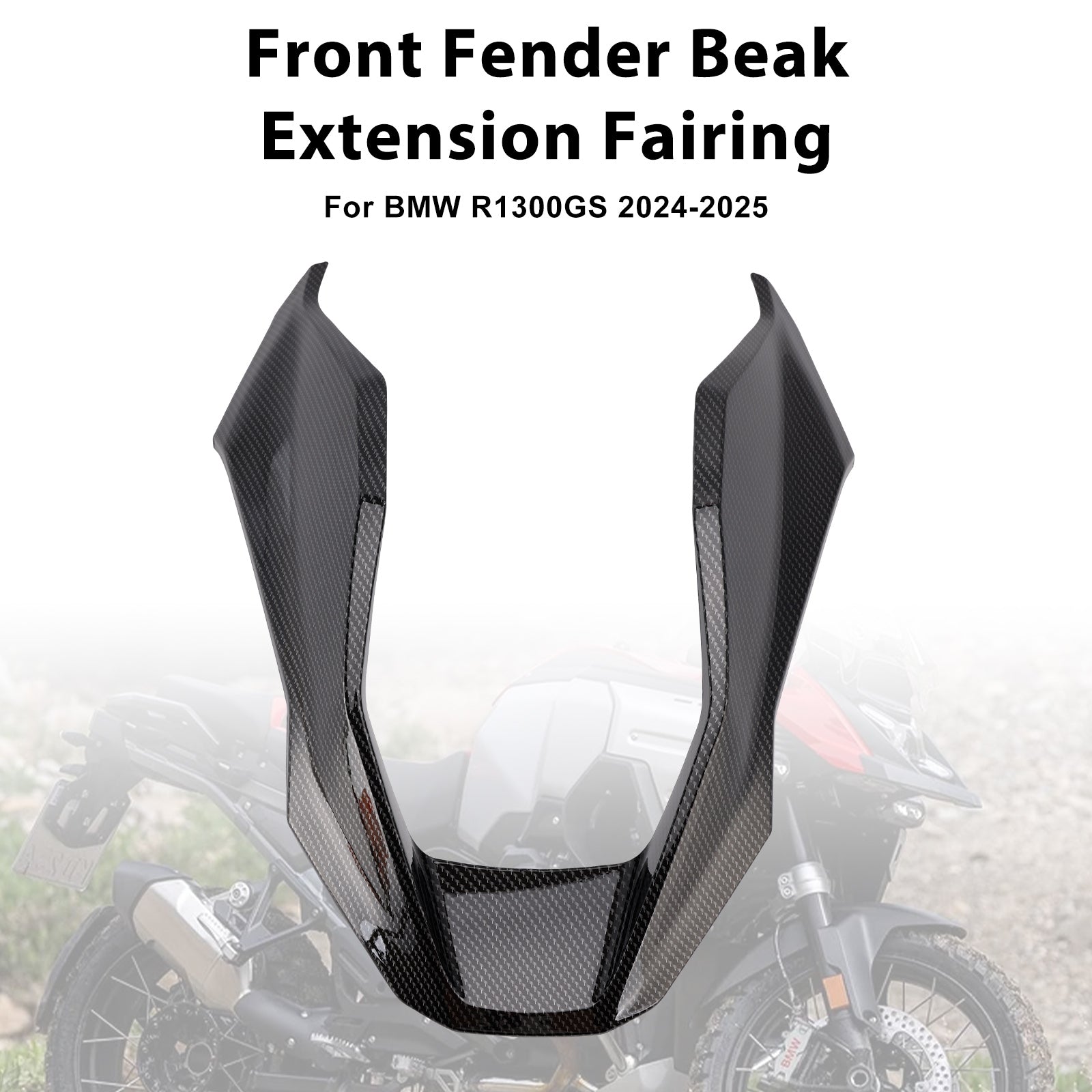 2024-2025 BMW R1300GS Front Fender Beak Extension Fairing