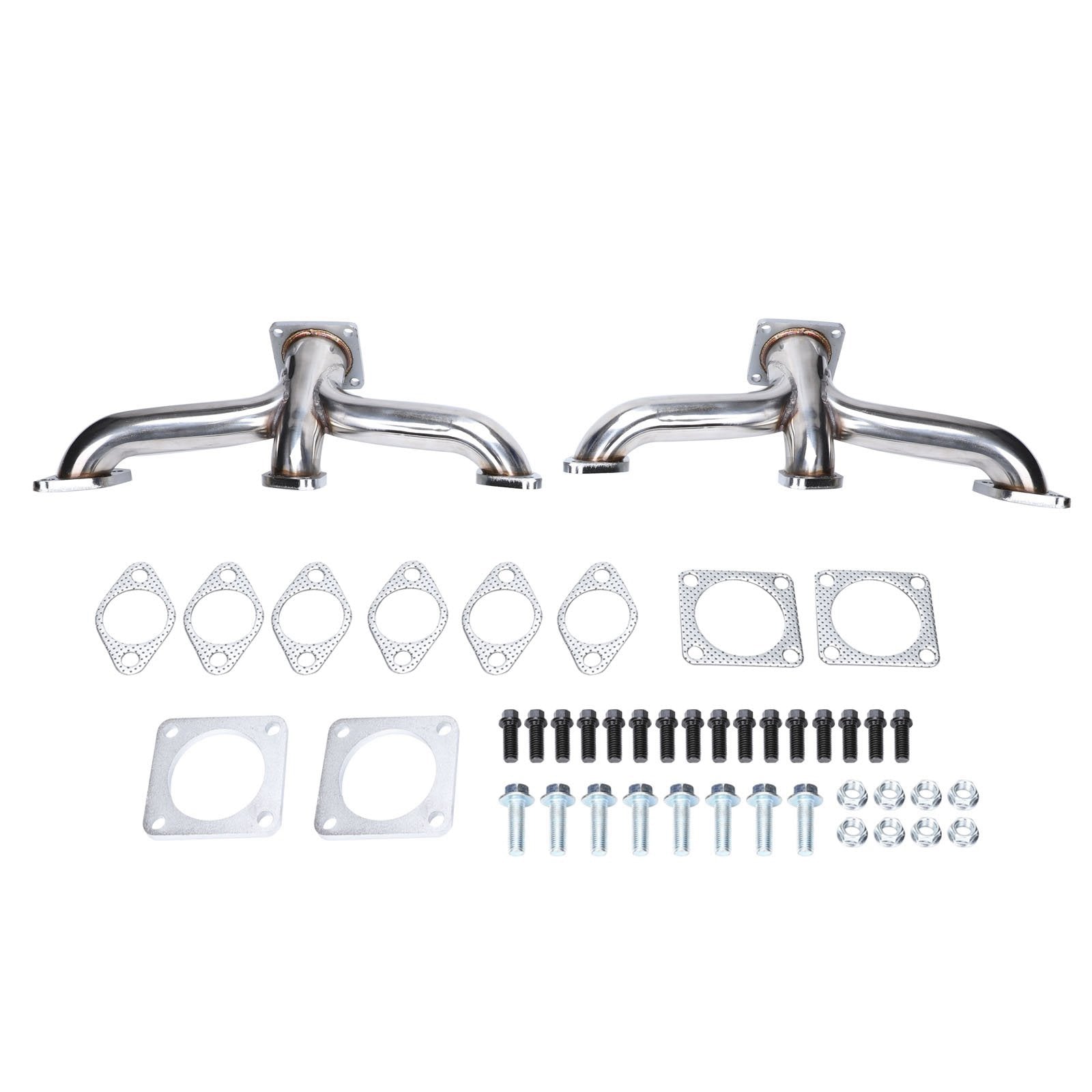 Exhaust Header Manifold Fit Ford Flathead Pickup Truck Shorty 1932-1953 V8