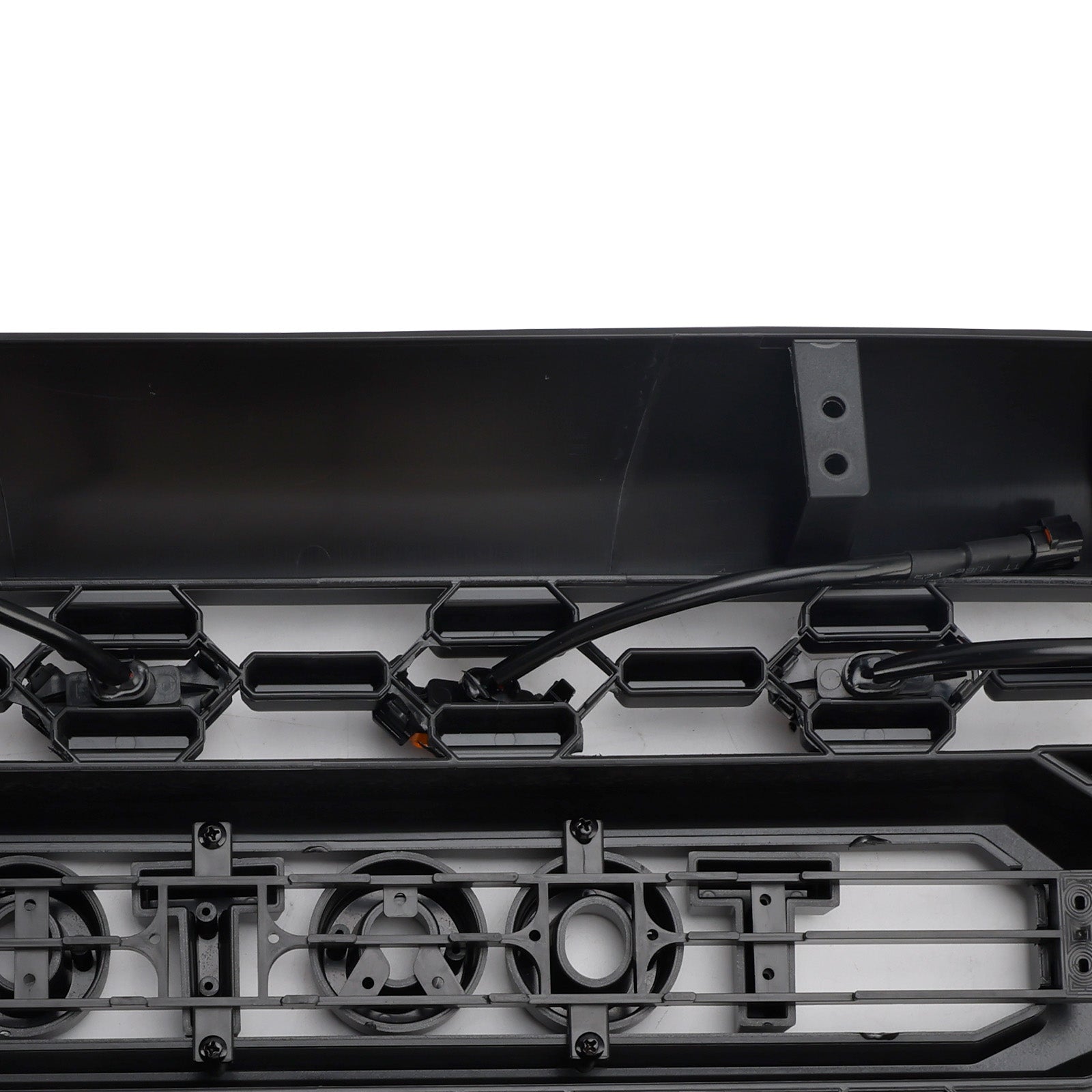 2005-2011 Toyota Tacoma W/LED Matte Black Front Bumper Grille Grill