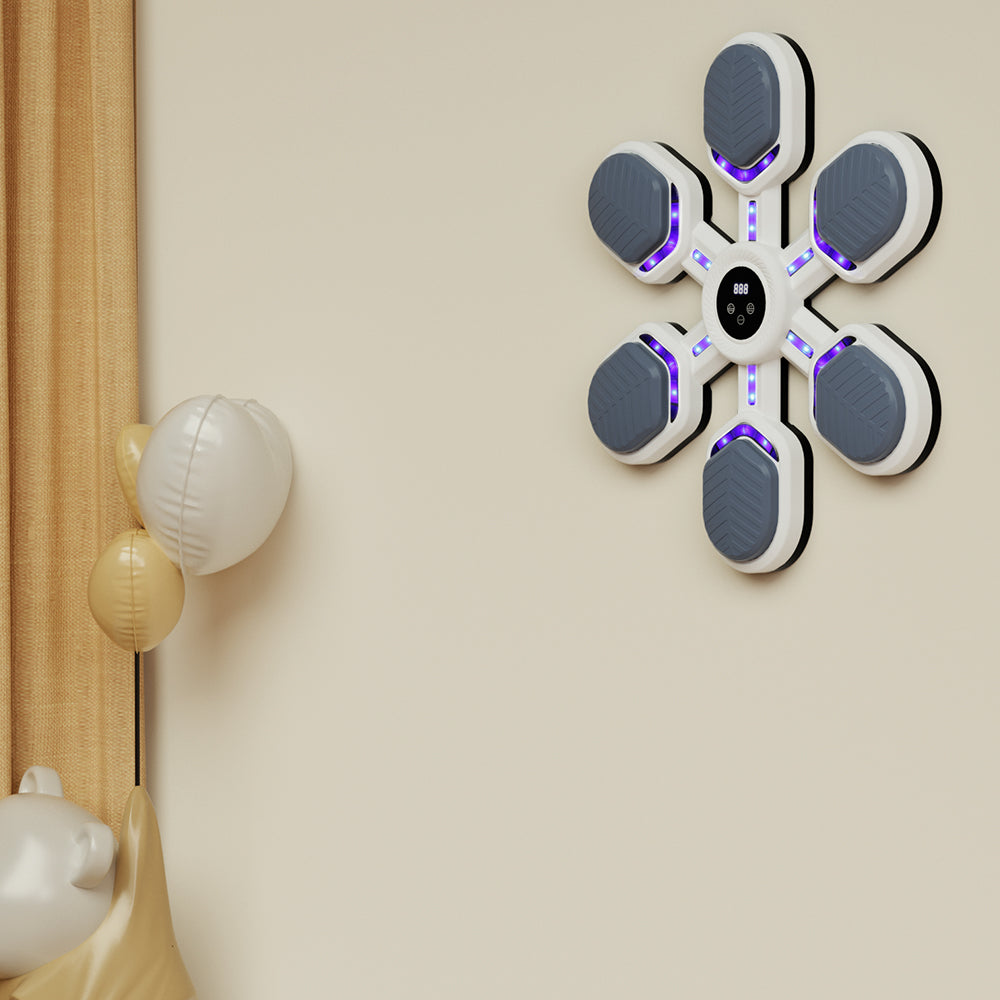 Boxing Workout Equipment Target for Home Music Boxing Machine Gym 9 Modes & 9 Speeds Boxing Wall Mount Machine for Adults Teens Office Smart Bluetooth Punching Trainer with Gloves