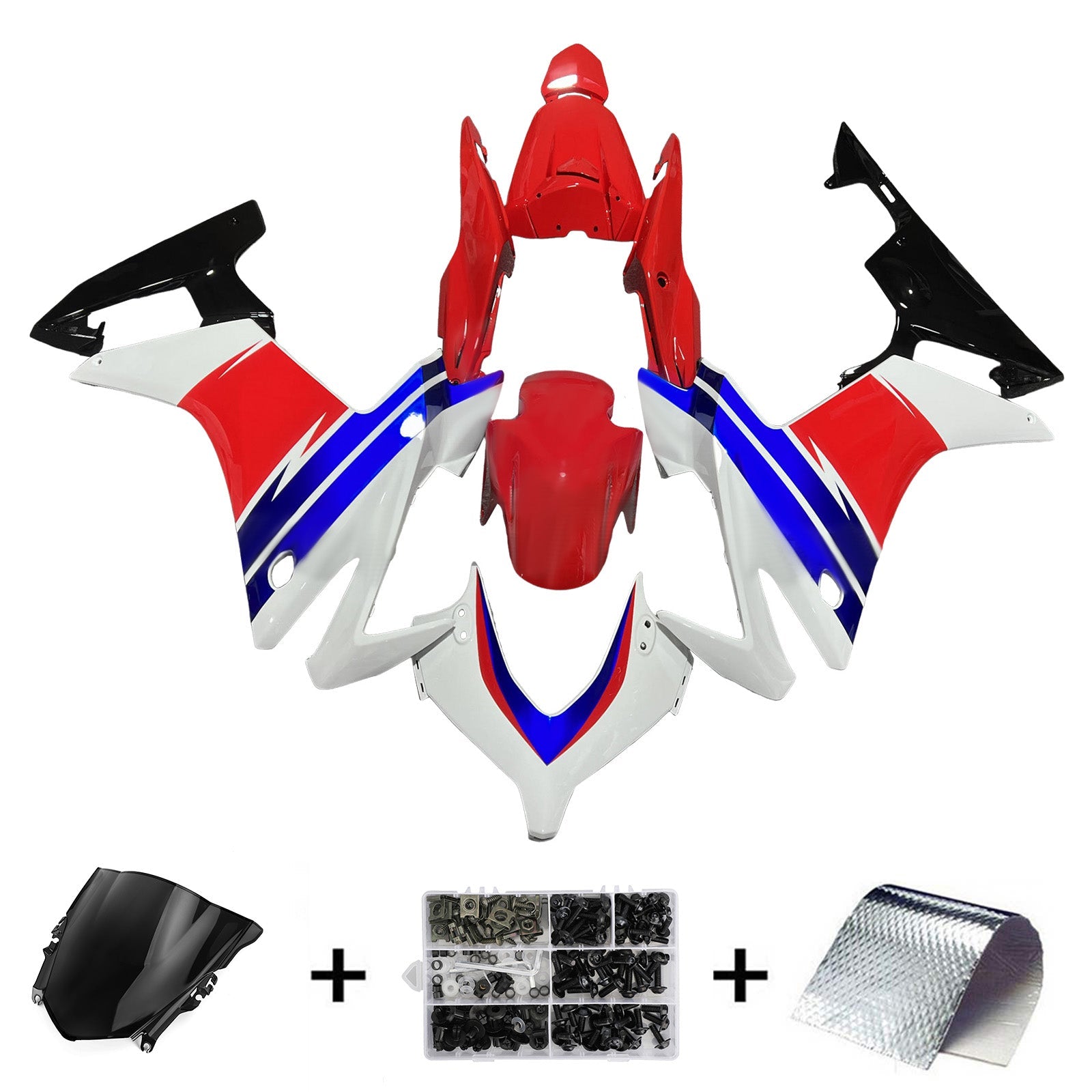 Injection Fairing Kit Bodywork Plastic ABS For Honda CBR500R 2013-2015